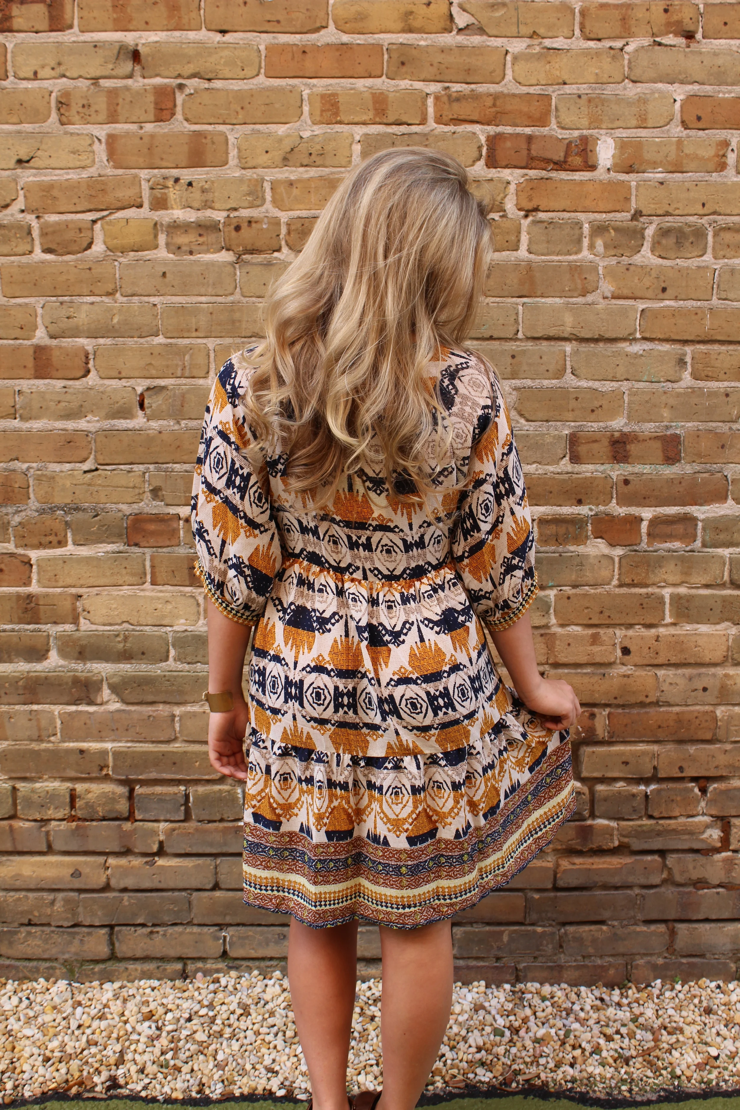 boho peasant dress