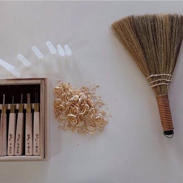 Mokuhanga one-to-one tuition UK workshop