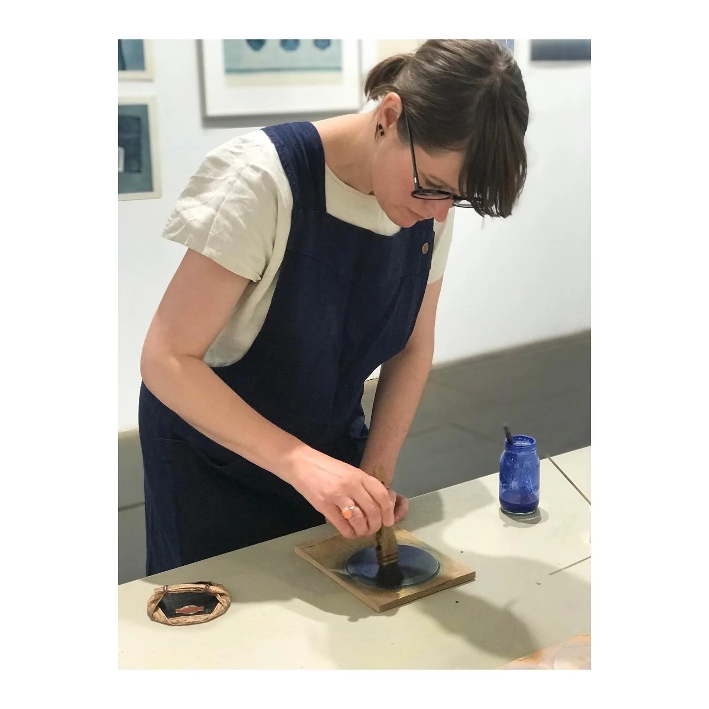 Mokuhanga one-to-one tuition UK workshop