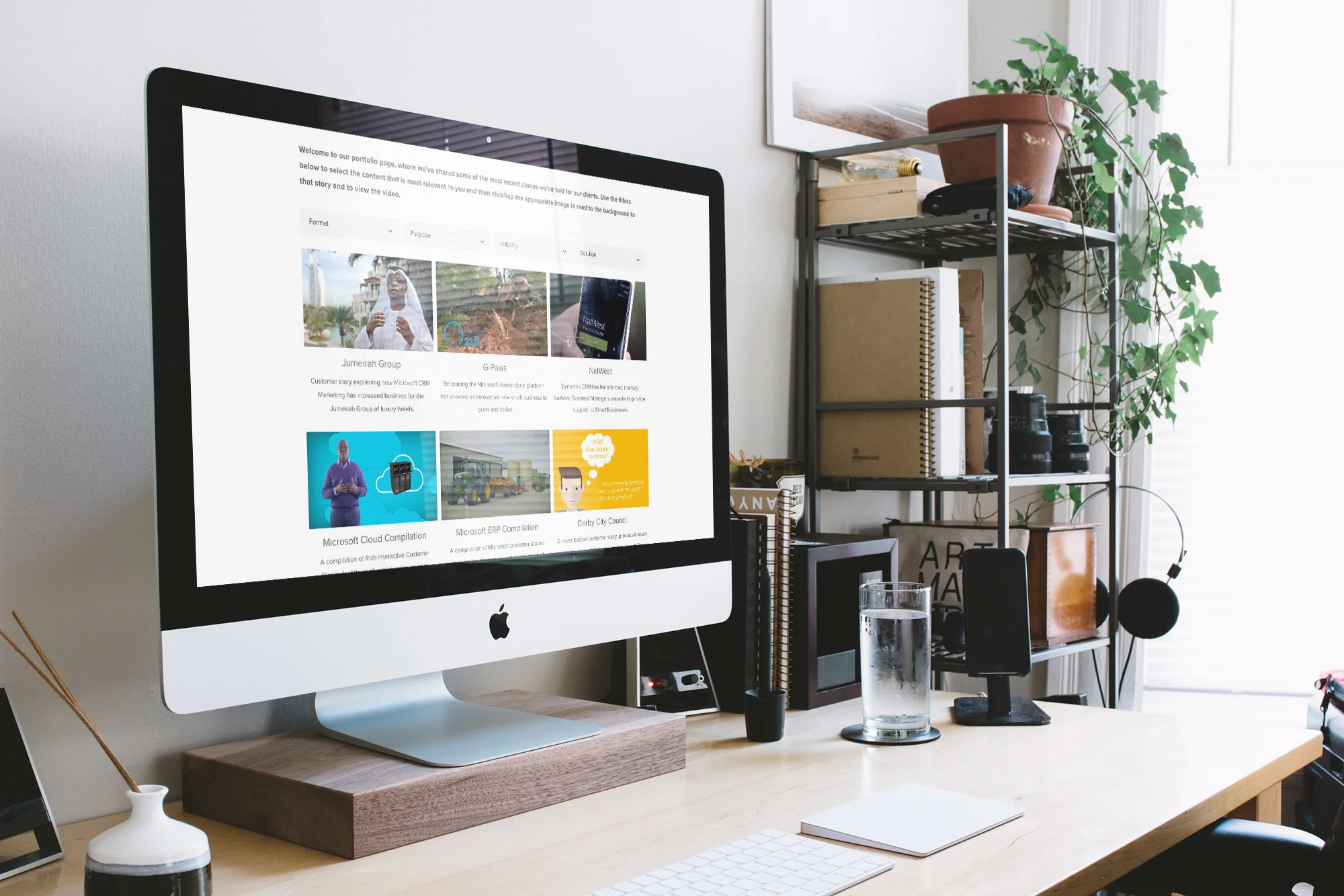 Squarespace Bespoke Features For Video Production Agency