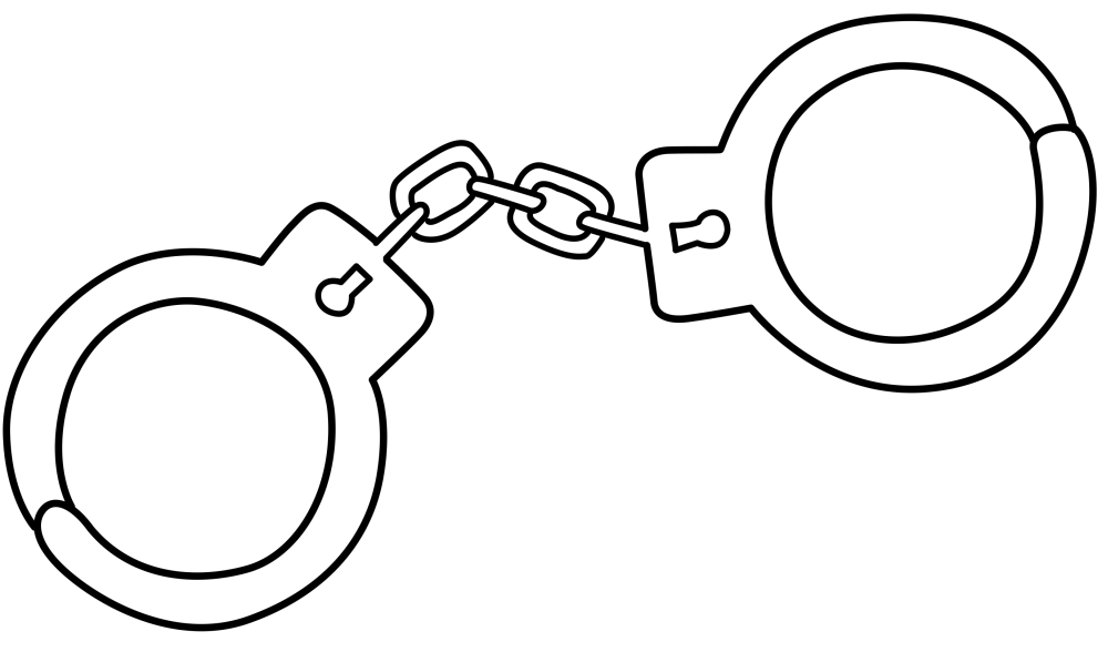 Как рисовать наручники