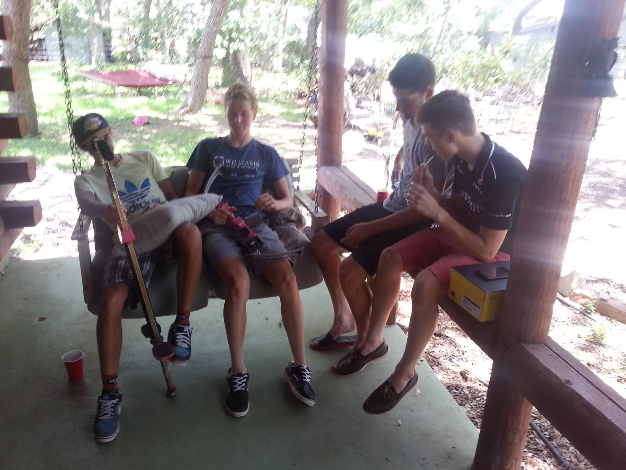 Chillin' on porch at camp.jpg