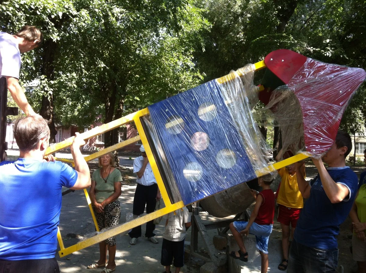 🏗️ Building a Playground of Hope – Dedicated to Nadezhda