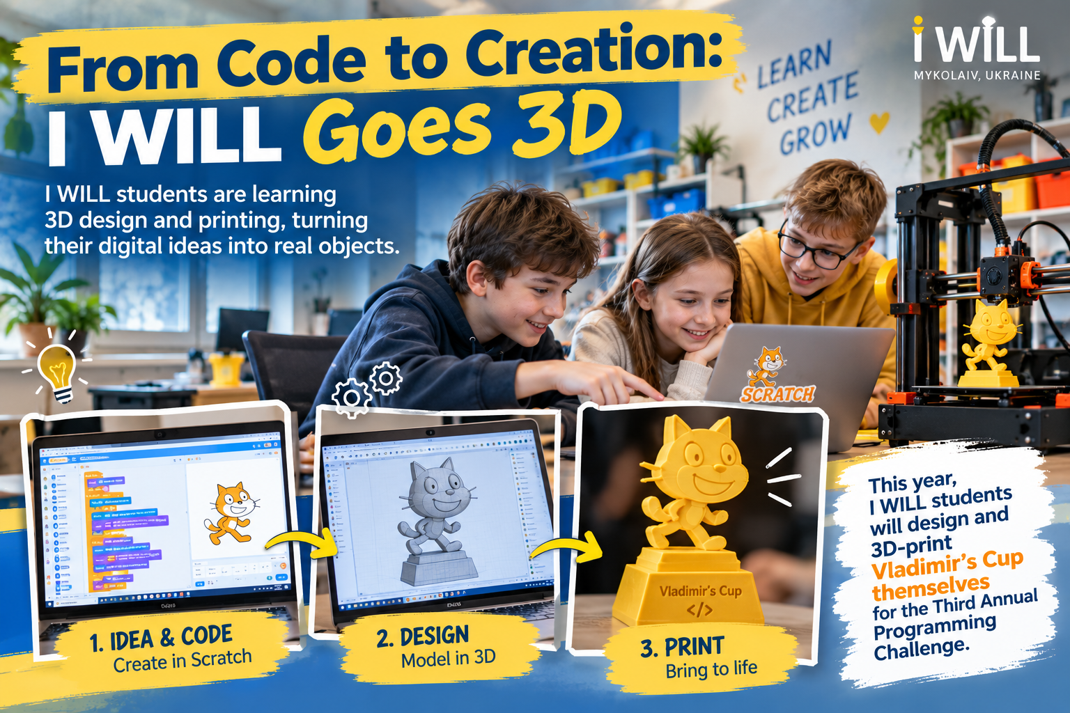 From Code to Creation: I WILL Goes 3D