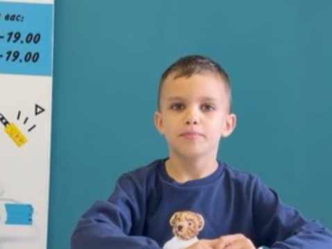 Matvey creating at age seven
