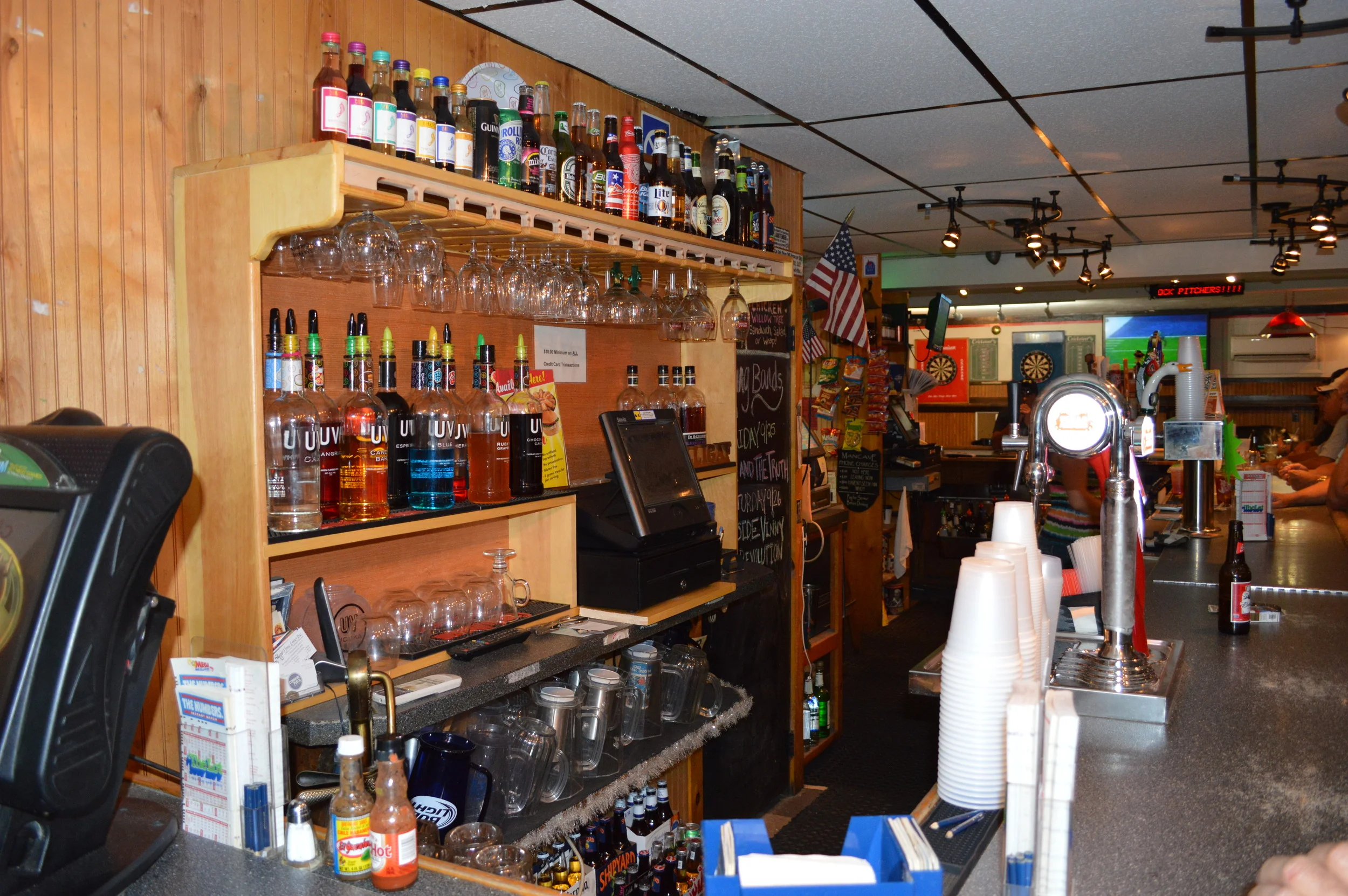 Fully stocked bar