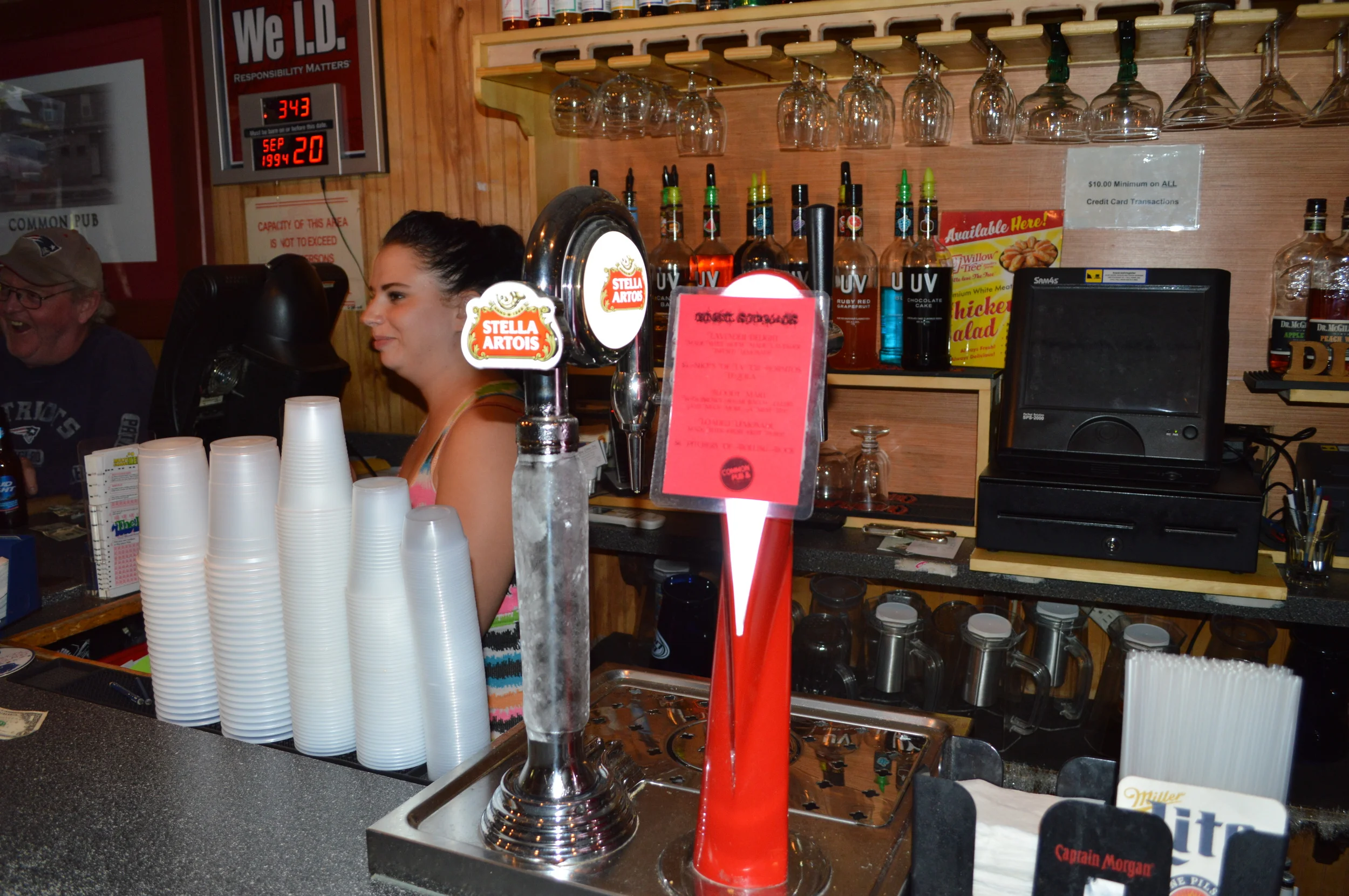 Beer so cold even the taps are frosty!