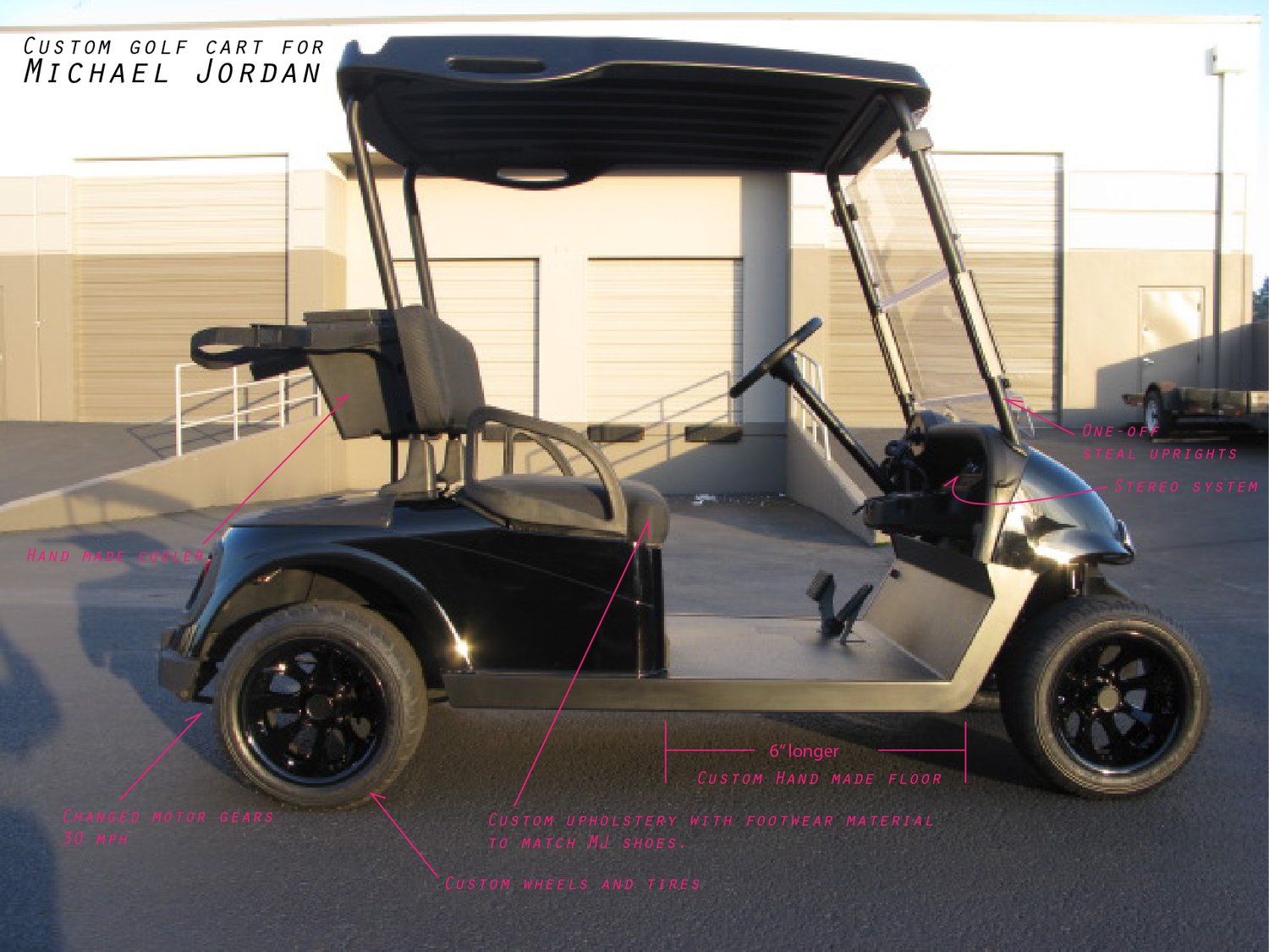 Michael Jordan Golf Cart