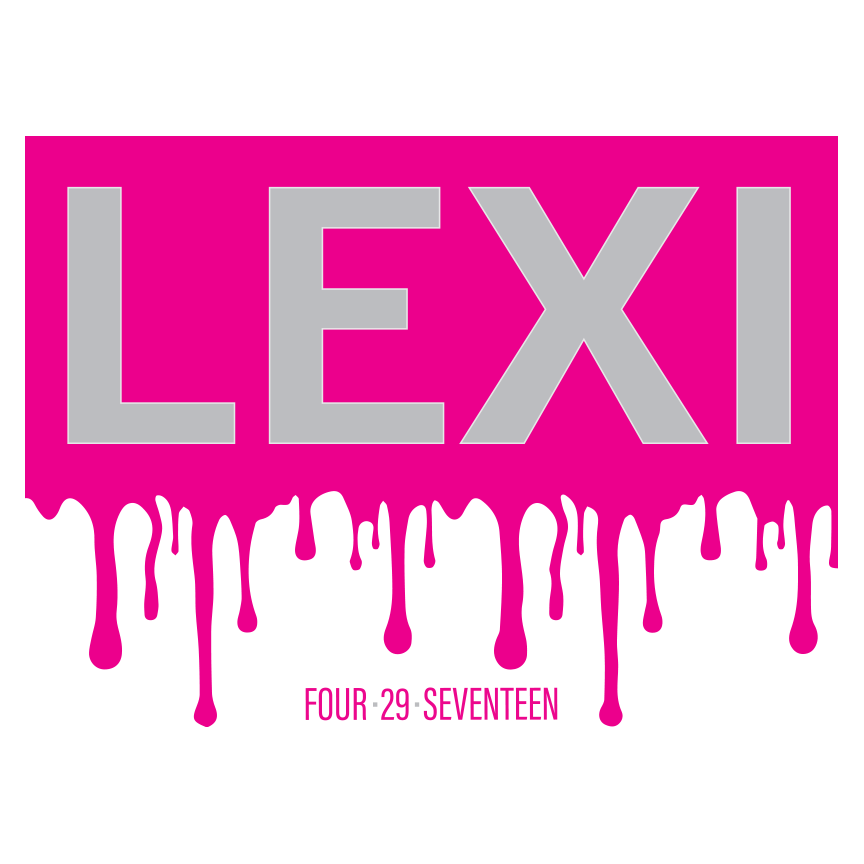 Modern dripping paint logo