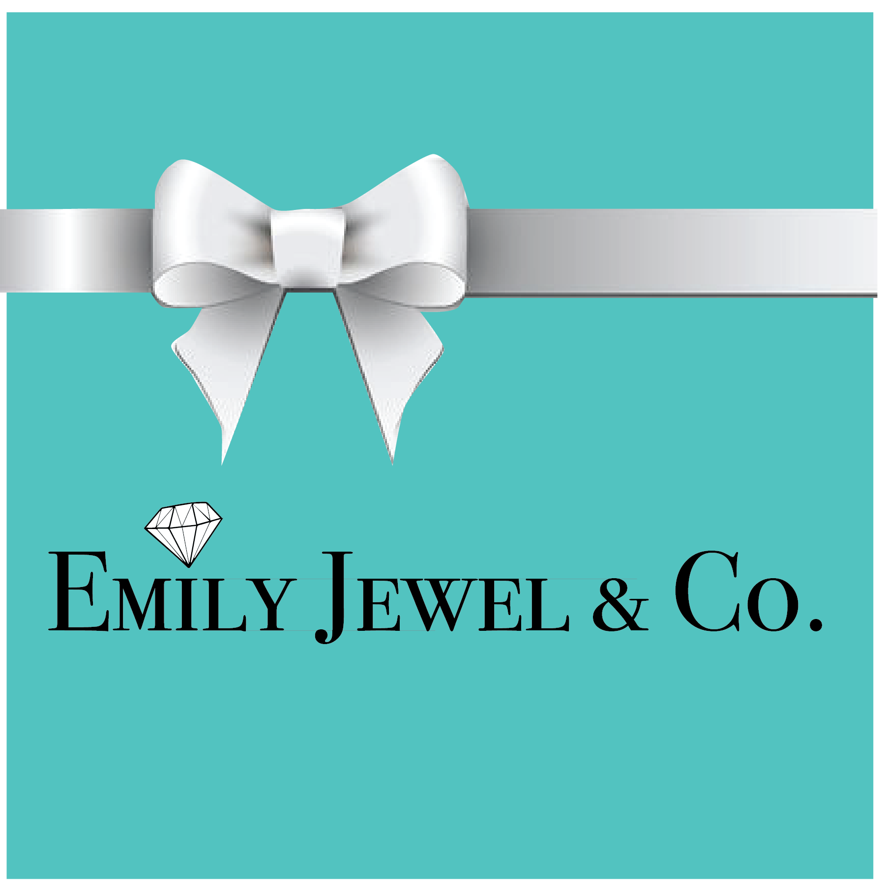 Tiffany themed Bat Mitzvah logo