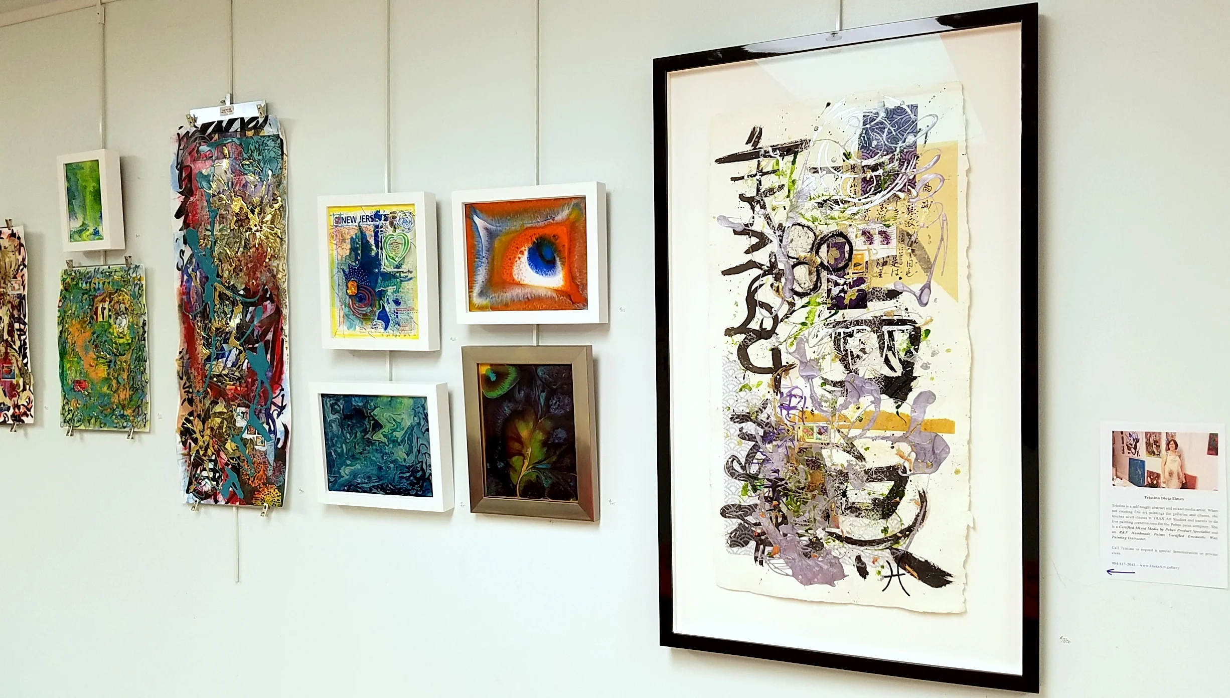 Sneak Peek of my newest artworks at TRAX Art Studios.