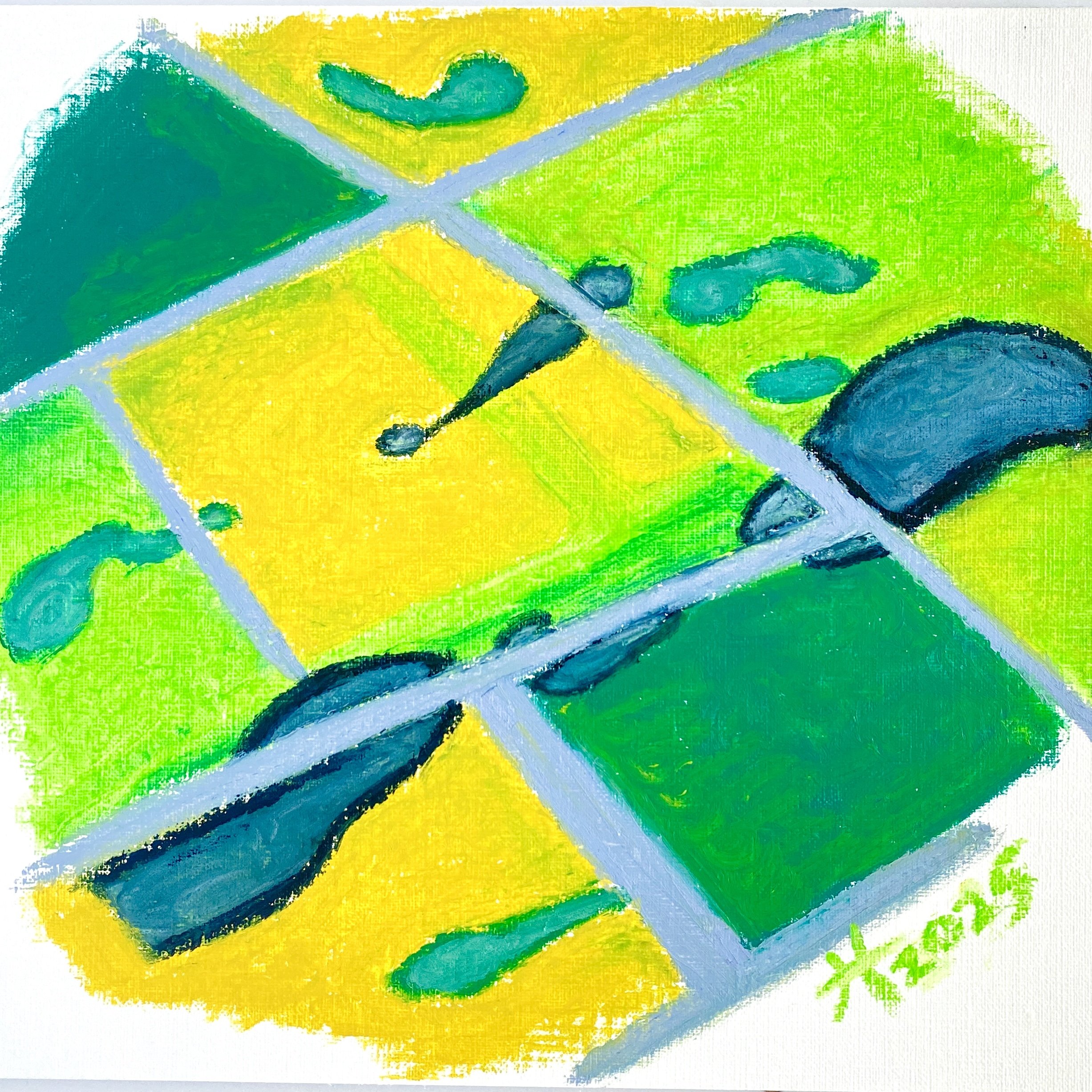 Impressionist Landscapes in Oil Sticks Live Painting Class and Art Sale