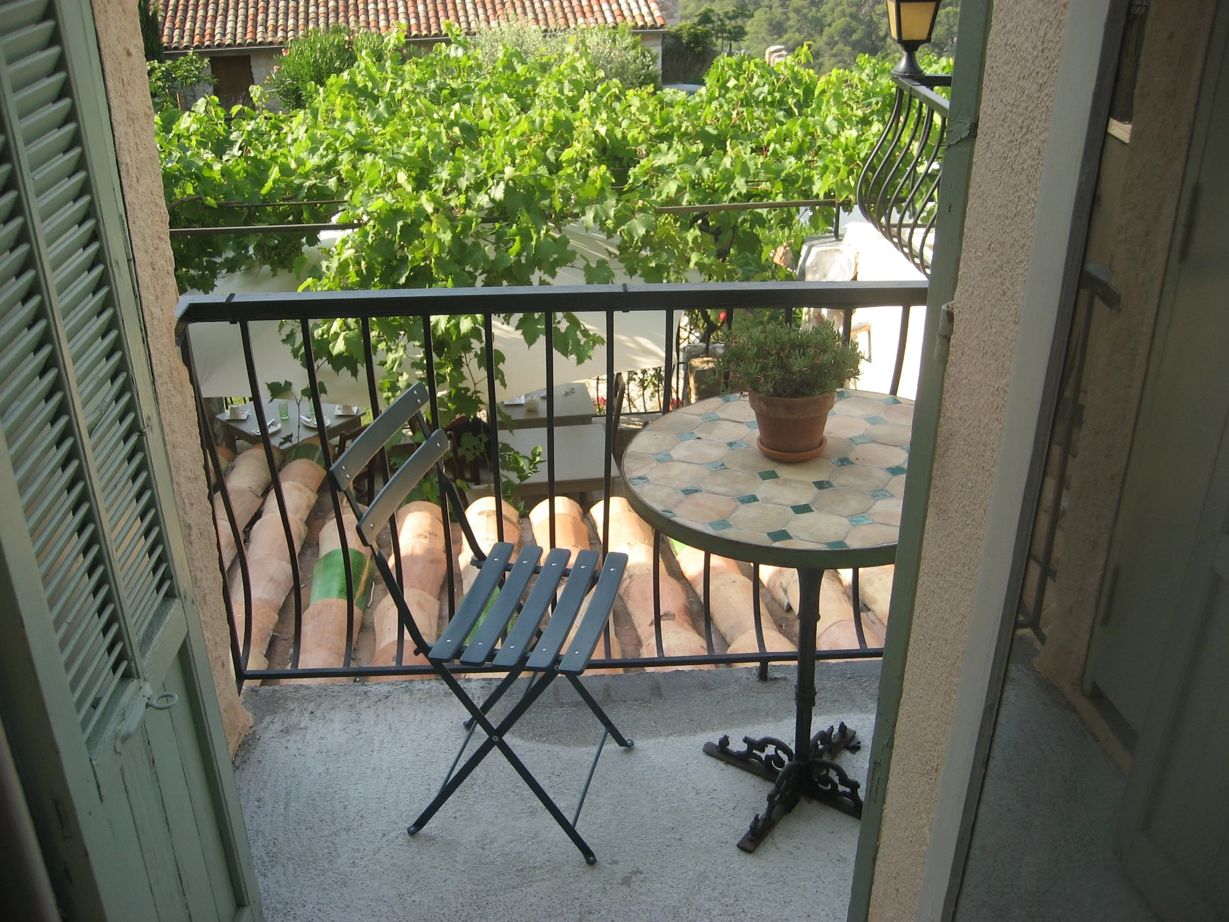 Balcony View in France Copyright 2007 Tristina Dietz Elmes.JPG