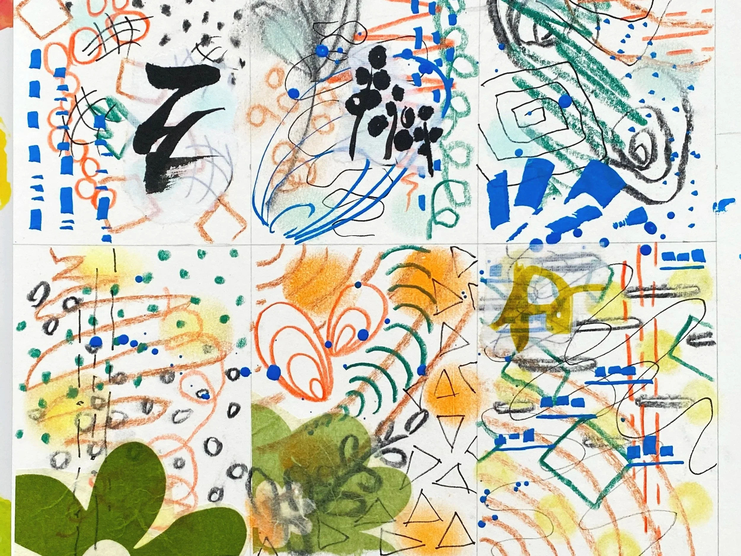 Mini Doodled ATC's Start to Finish Live Painting Class and Art Sale