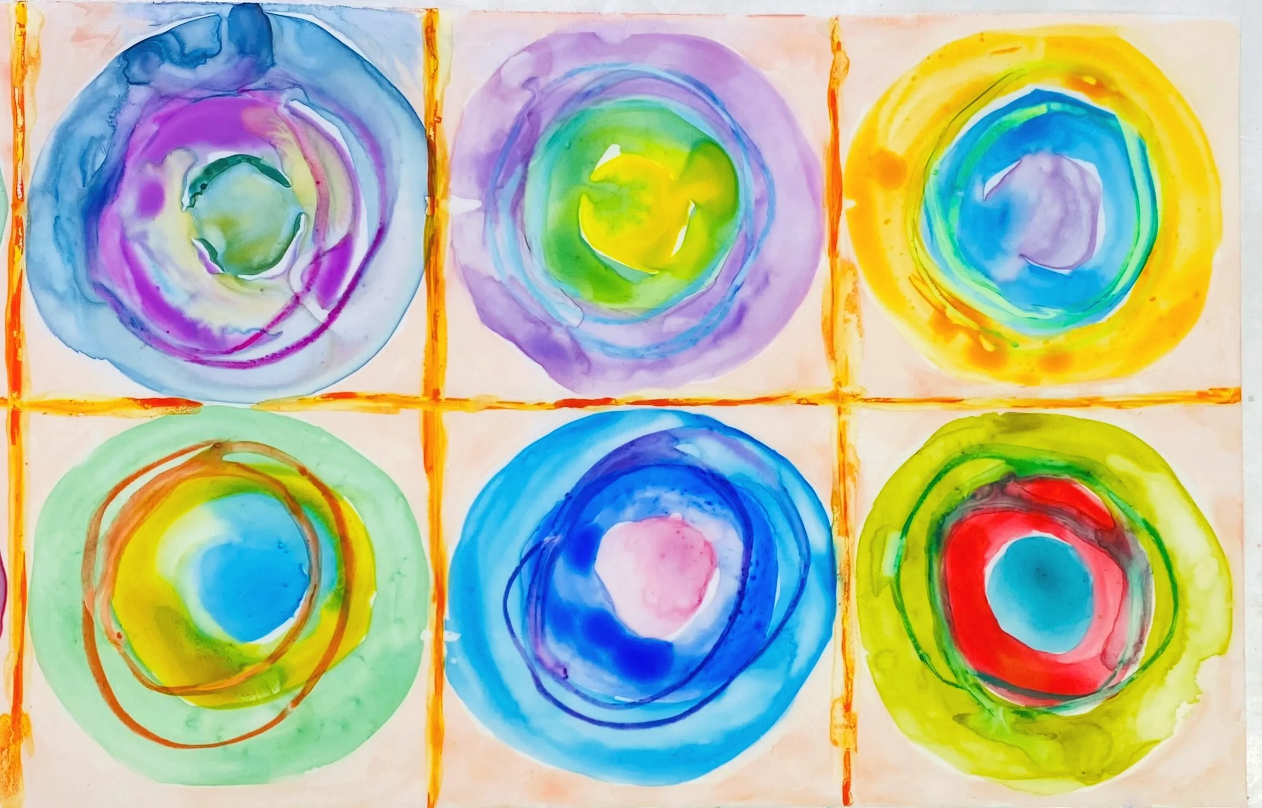 Alcohol Inks vs Watercolors on Yupo Paper Live Painting Class and Art Sale