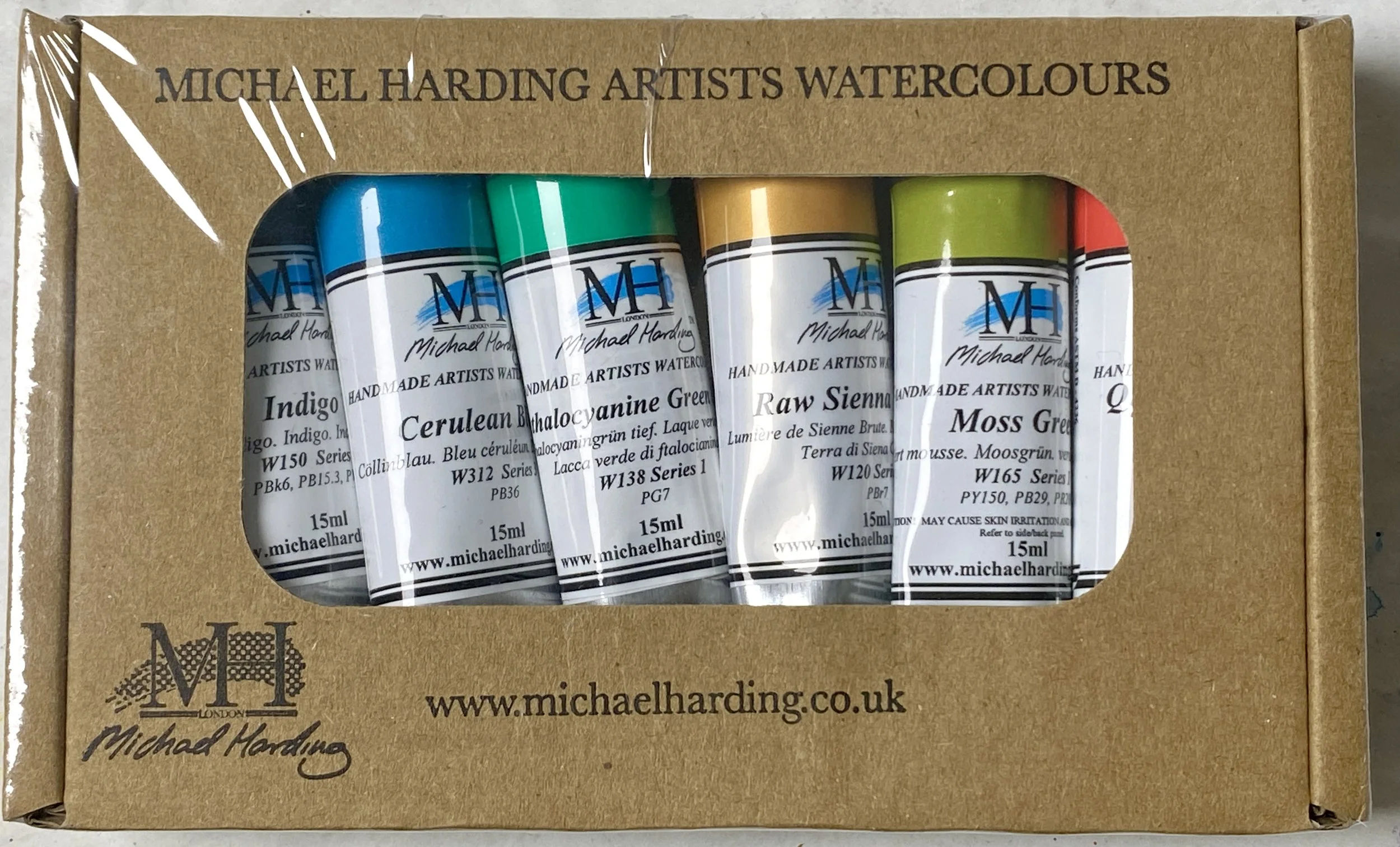 Michael Harding Watercolor Unboxing and Beach Scene Live Painting Class and Art Sale