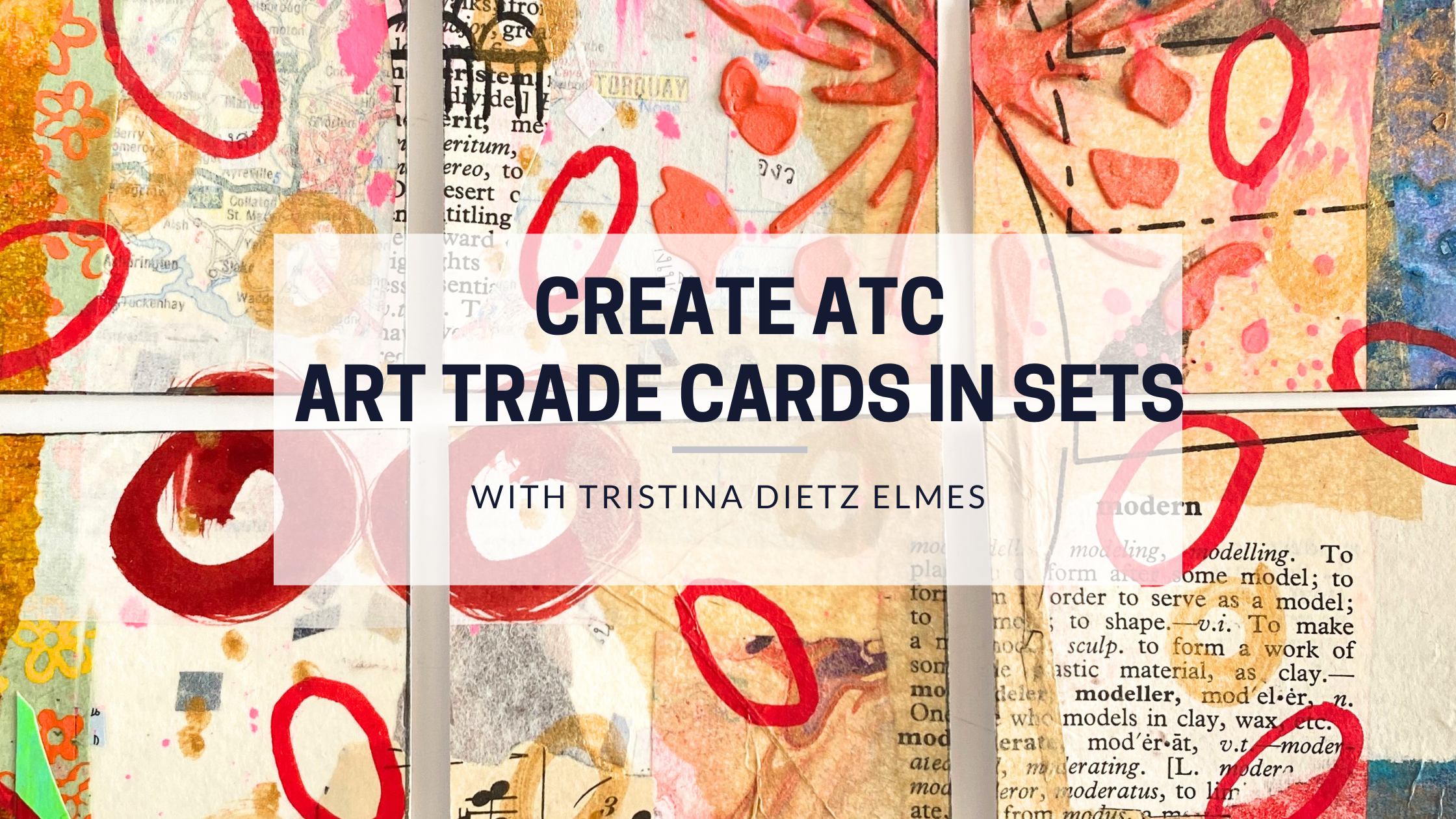 Create ATC's in Sets with Paint and Collage Live