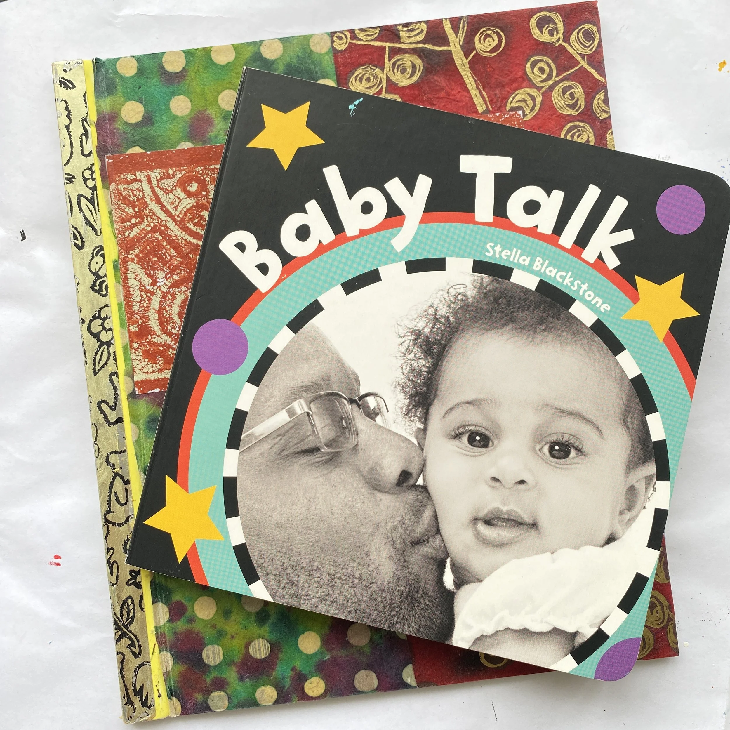 Collage On Board Books Live Class and Art Sale