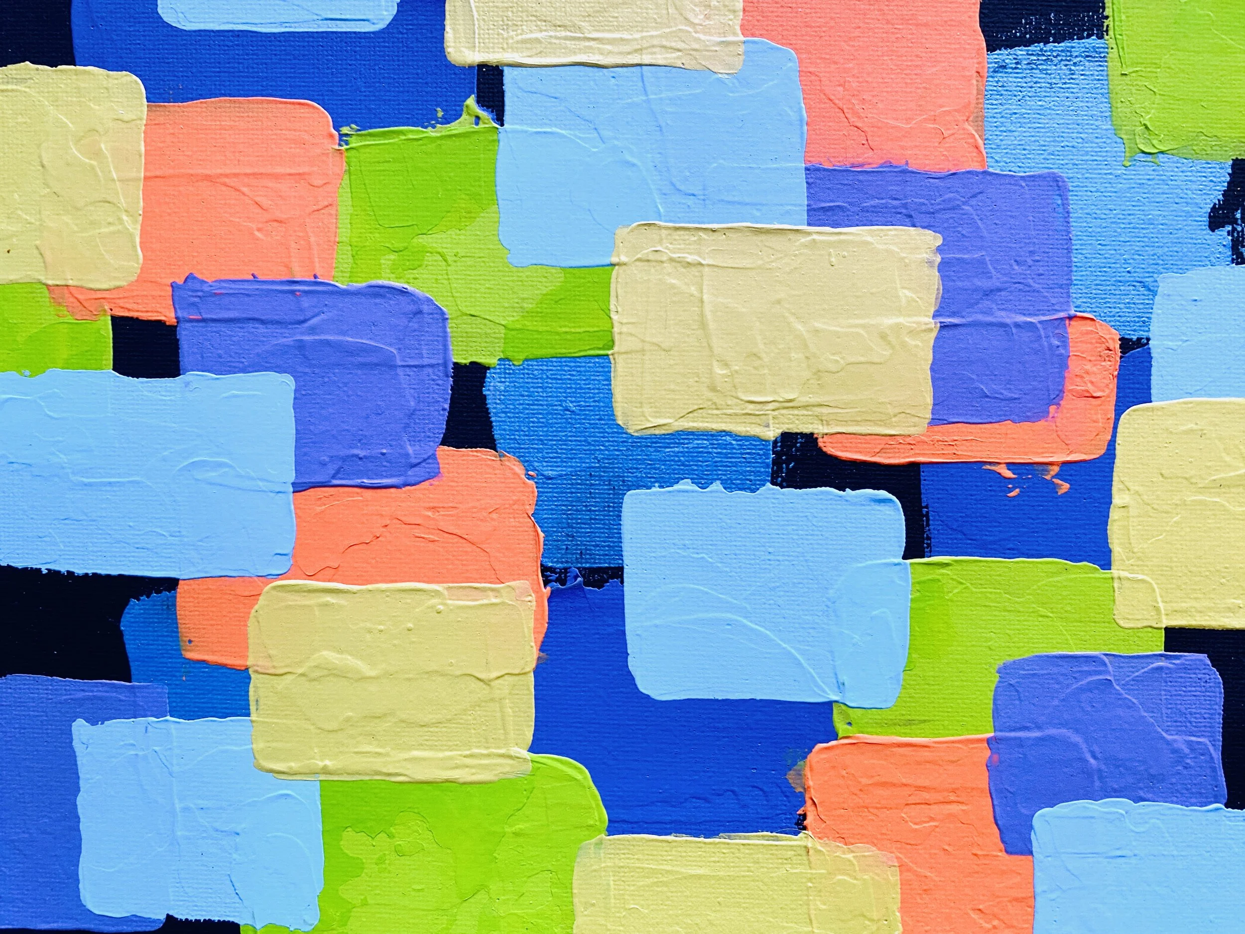 Acrylic Palette Knife Live Painting Class and Art Sale 