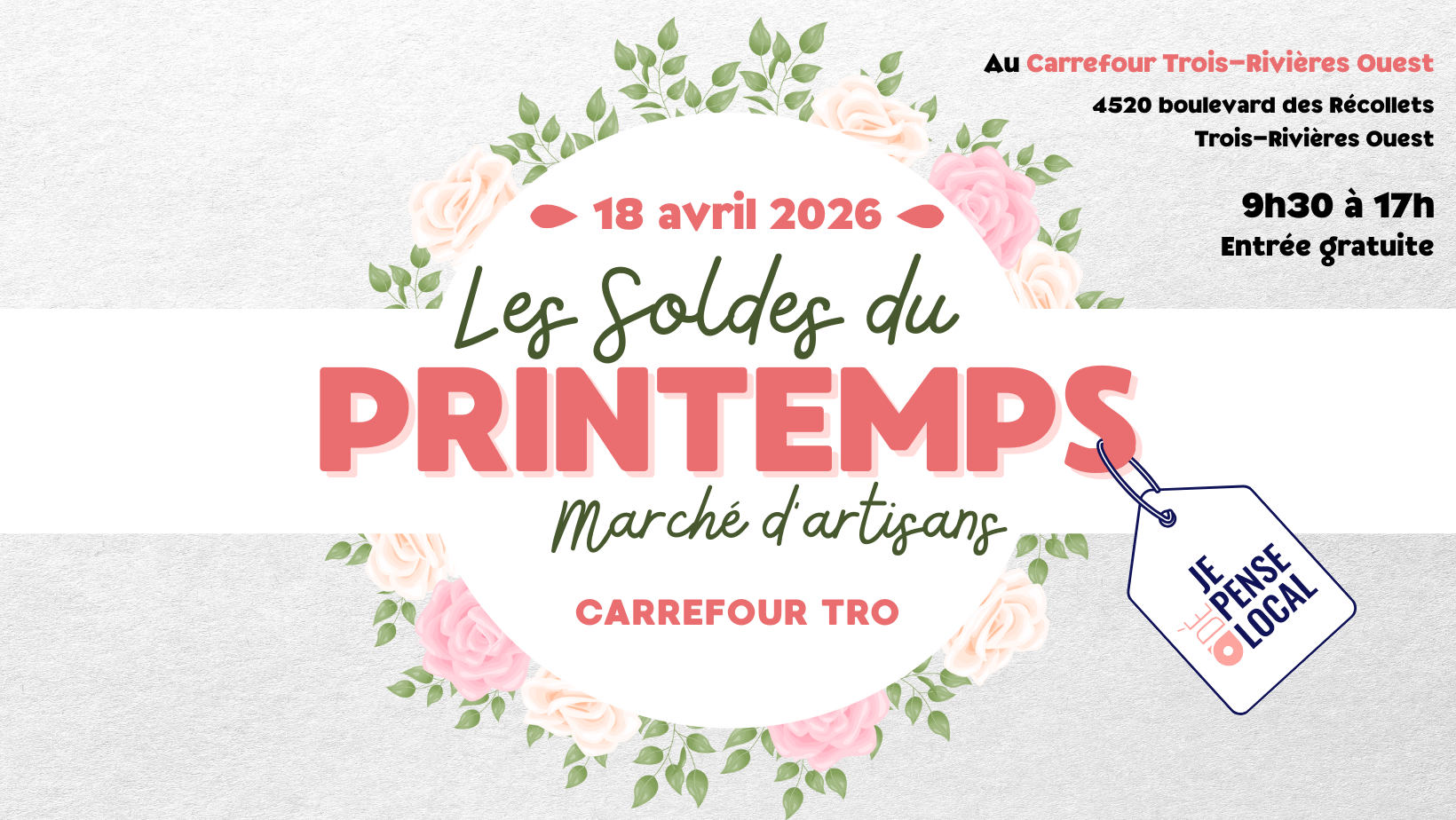 Les Soldes du printemps - Au Carrefour TRO