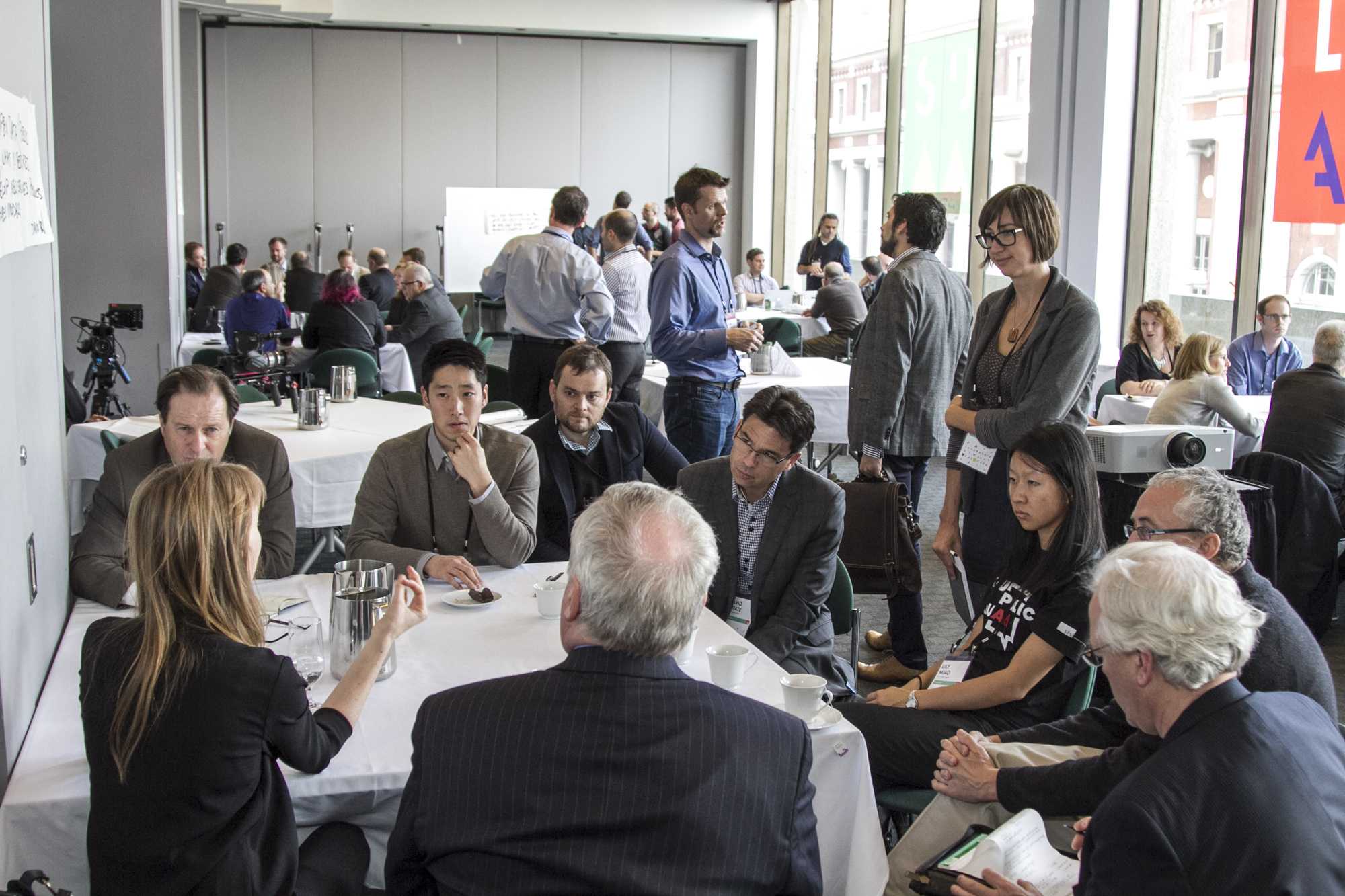 Open Space discussions during Data Leadership Summit 2014 | Photo by Mark Kinskofer