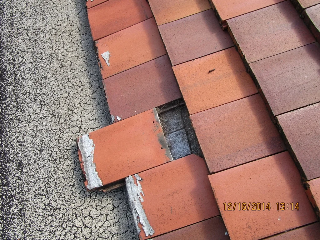 View Underneath Tile