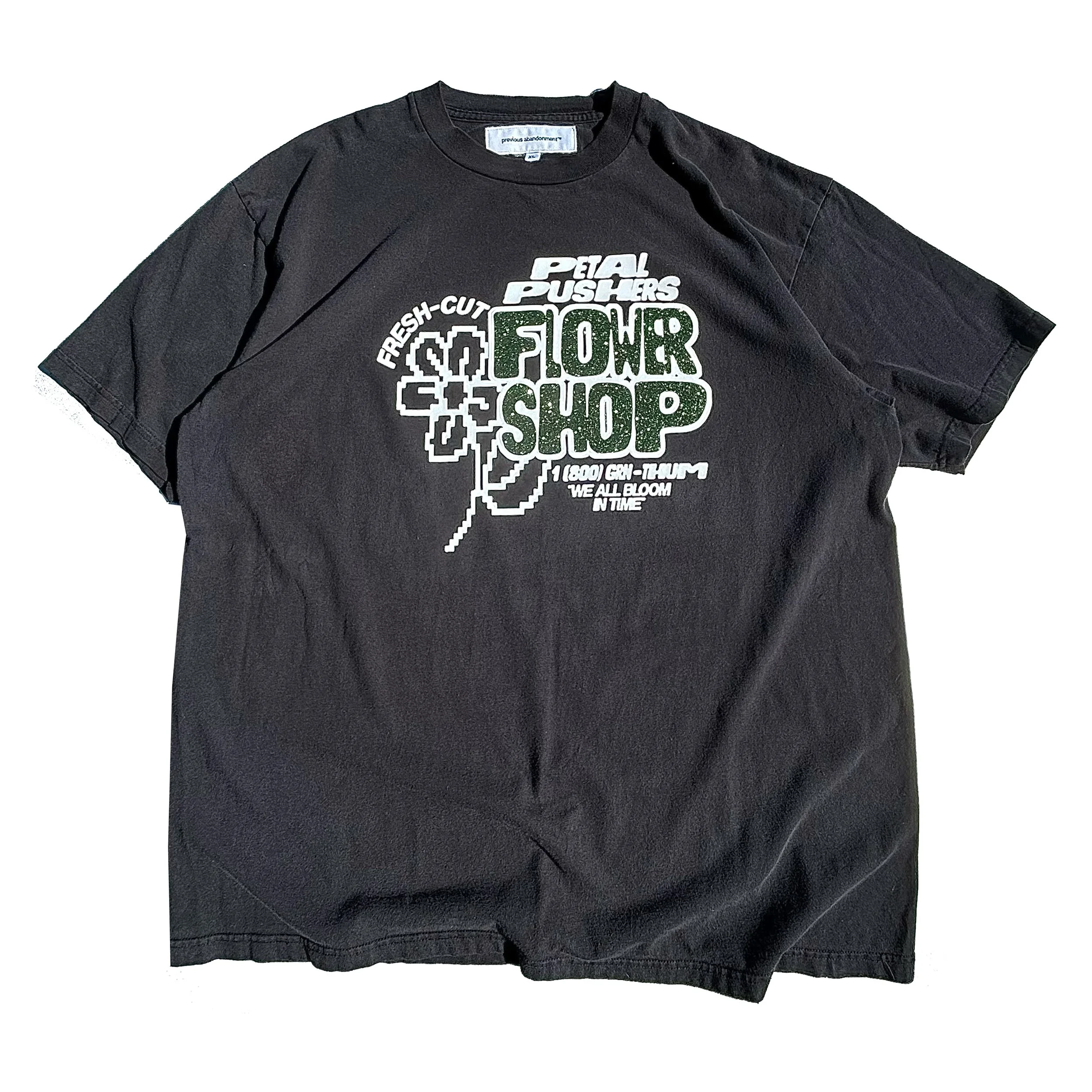 PETAL PUSHERS black tee front real.jpg