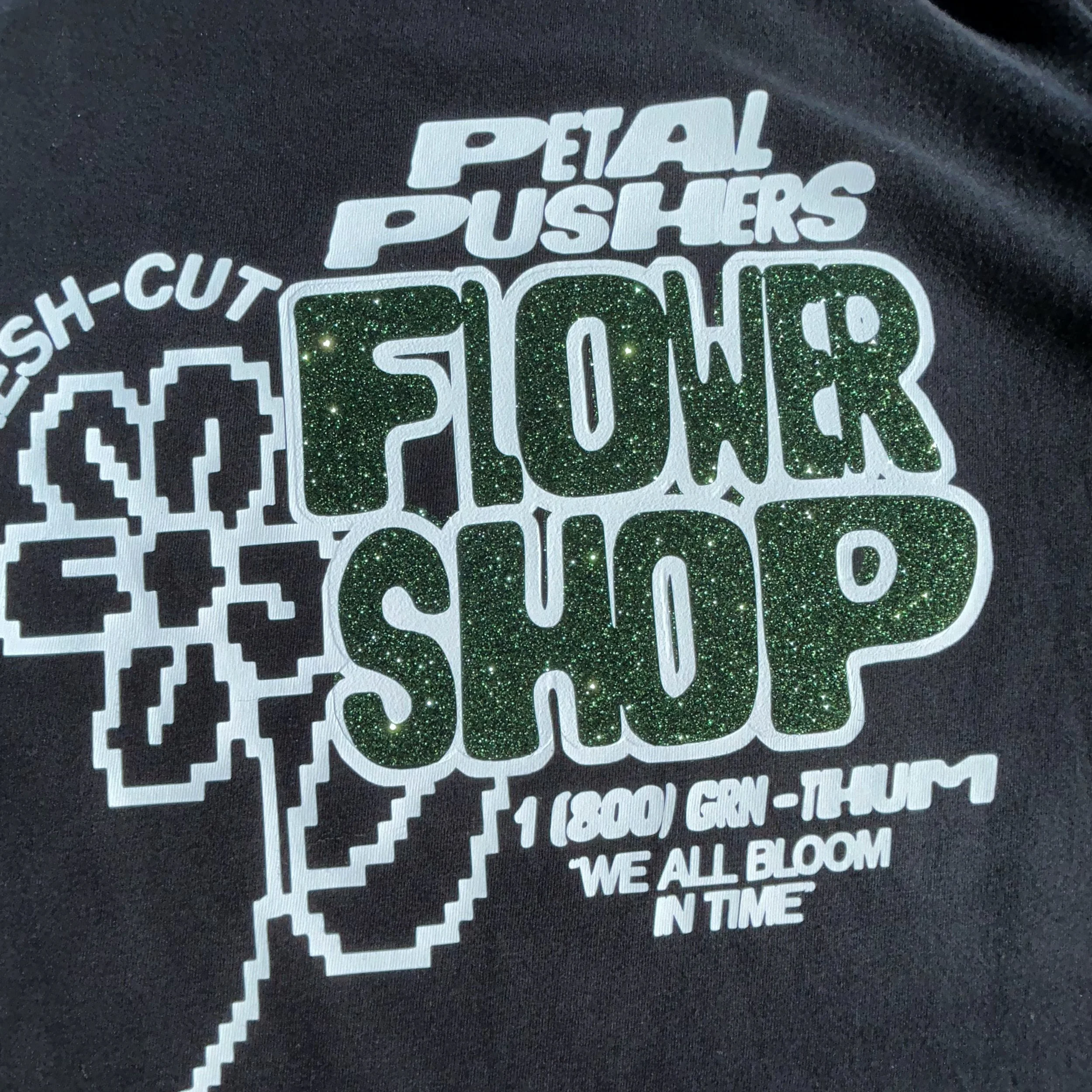 PETAL PUSHERS black tee front real zoom.jpg
