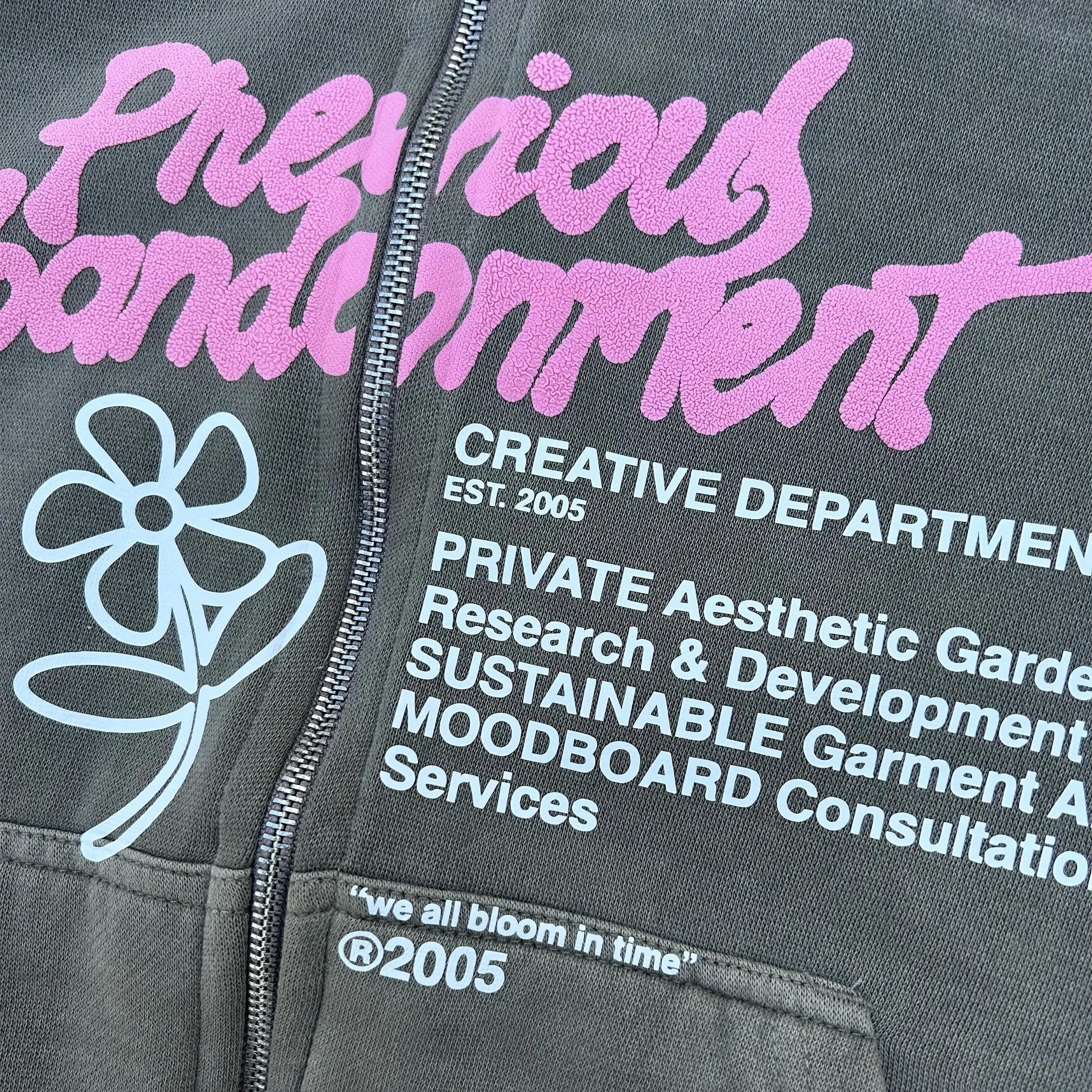 puff logo zip hoodie brown zoom.jpg