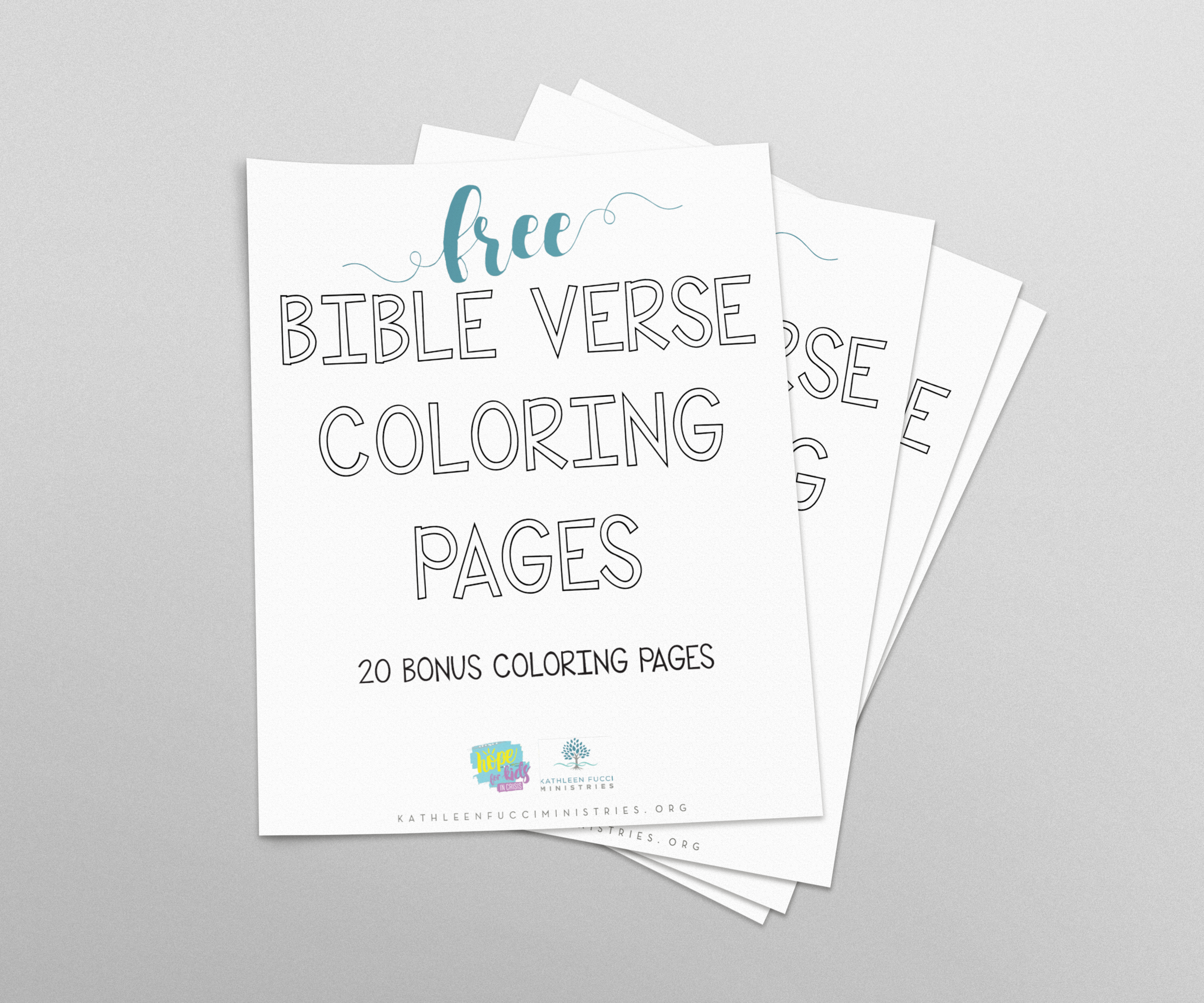 Free Bible Verse Coloring Pages