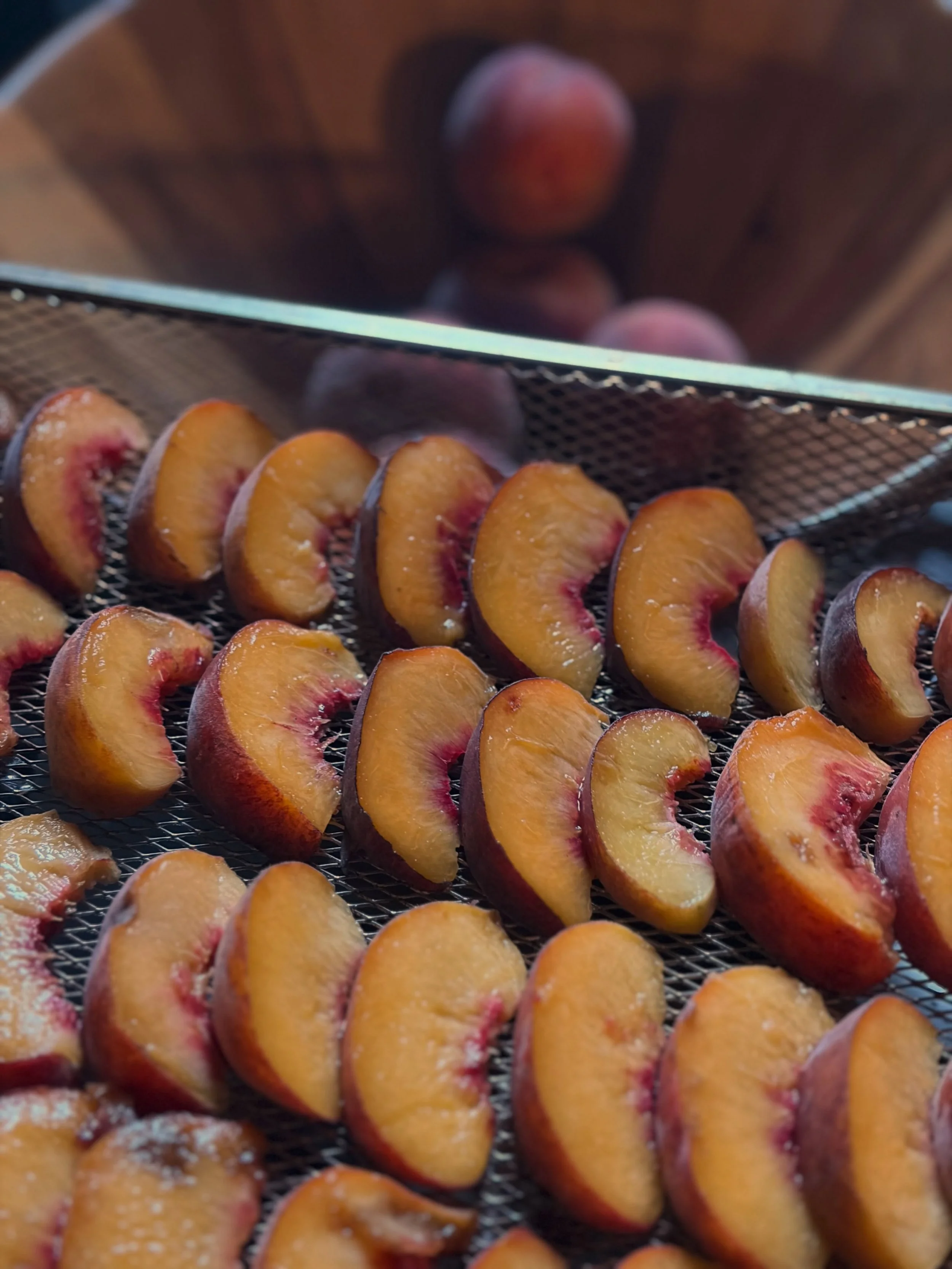 First time dehydrating peaches 🤞 wish em luck!