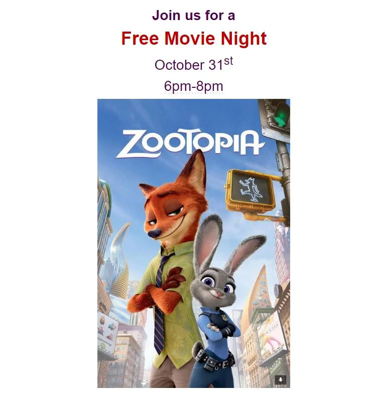 Gather up the family and join us for a safe and entertaining movie night. Free Pizza, KFC, and treats will be served. The movie will be played inside the prayer room. Students must be under parent supervision at all times, NO DROP OFFS! *Event is for Meraj students and siblings are welcome. Students are welcome to come dressed in their favorite (appropriate), pajamas!