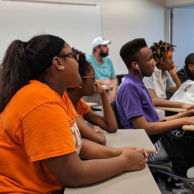 Big thanks to @IUPUI for hosting our scholars from Arlington & Harshman yesterday & today on a career-path field trip! #DREAMalive #makeDREAMS