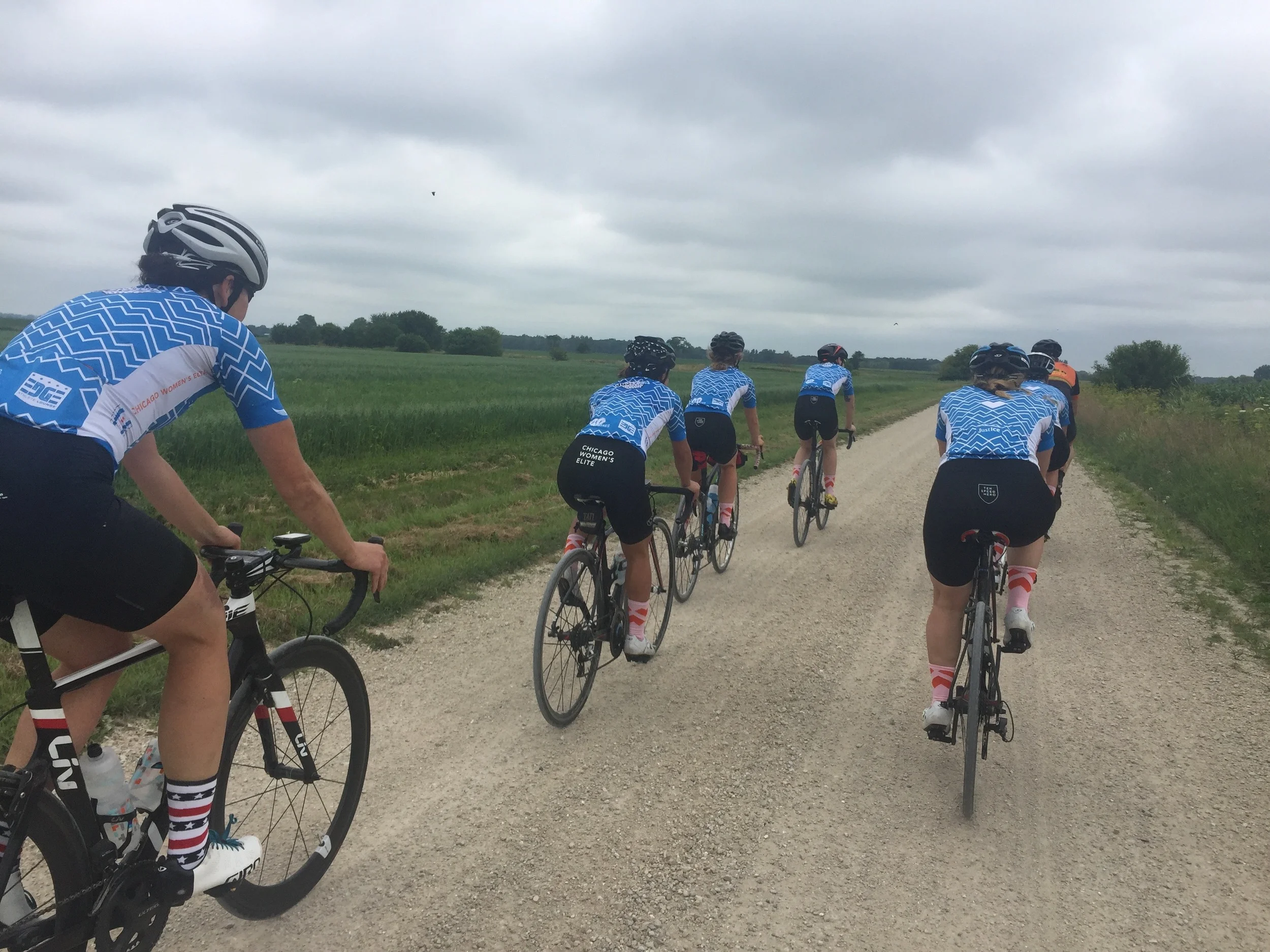CWEC Riders on a section of the course