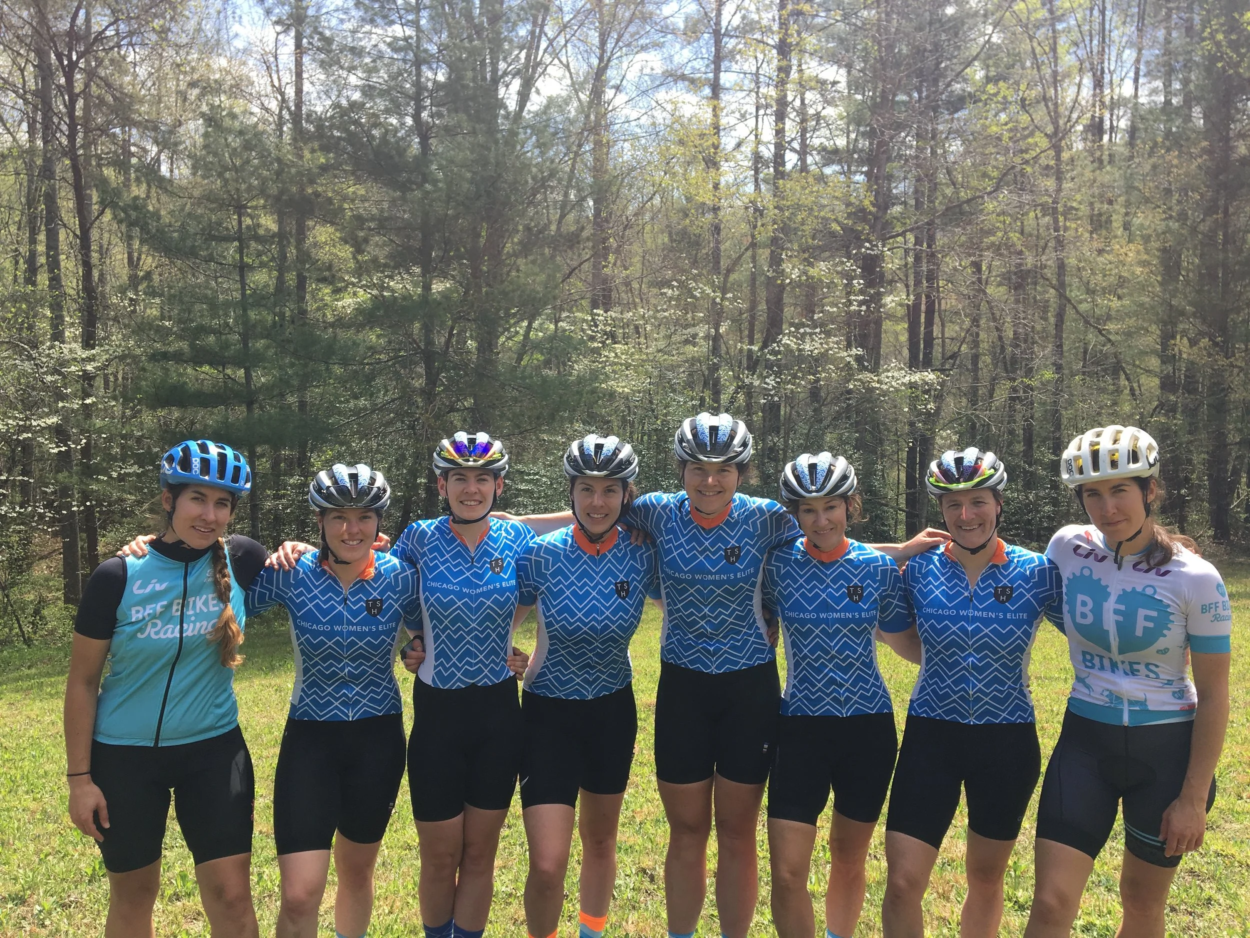 The team after a long ride