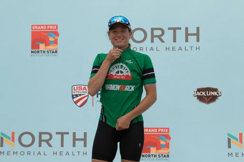 Lily takes home the best amature jersey