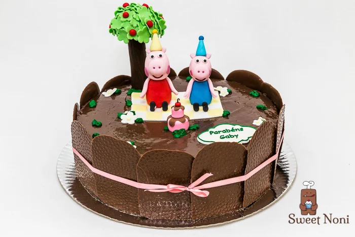The most popular Cartoon around the world Peppa Pig, Gabriela's birthday Cake 