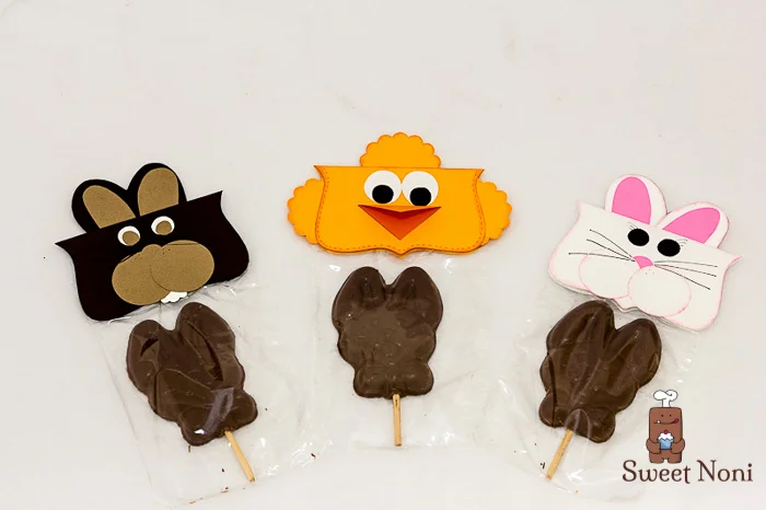 Easter chocolate lollipop