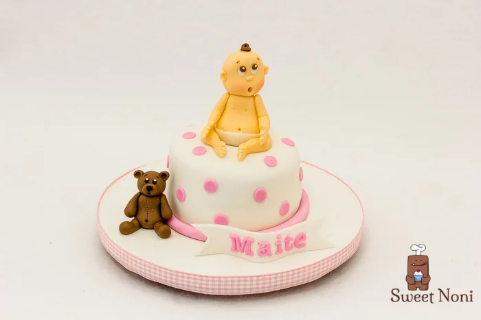 Happy first month from the little princess's Maite, Mini cake