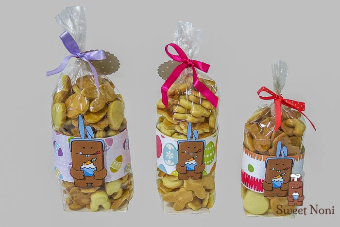 Packets of biscuits S,M and L size for Easter, really good idea if you wanna change a bit the tradicional easter eggs, they are so simple but really hummyyyyy