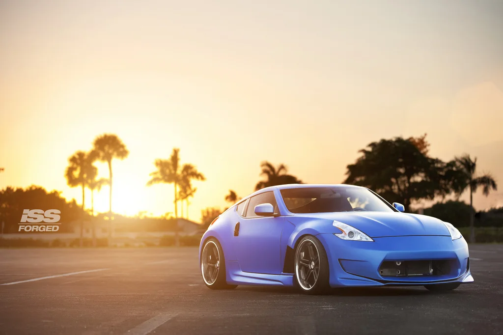 Amuse Matte Blue 370z on Complex 5 's.,.jpg