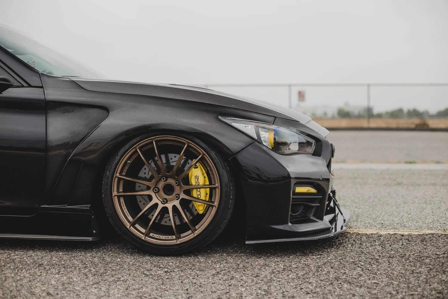 Q50 Carbon Fiber Roof Cap — Fly1 Motorsports