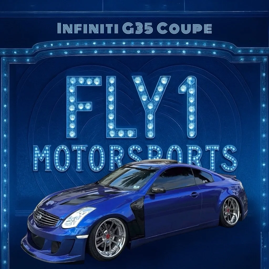 ⚾️🧢 Championship Status 🧢⚾️

Transform your G35 Coupe into a Winner!

RS4 Fenders + Slayer Hood = Perfection ✅

🚙: @jose.rxmirezz 

#Fly1Motorsports #G35Nation #CarbonFiberEverything #WidebodyLife #SlayerHood #JDMBuilds