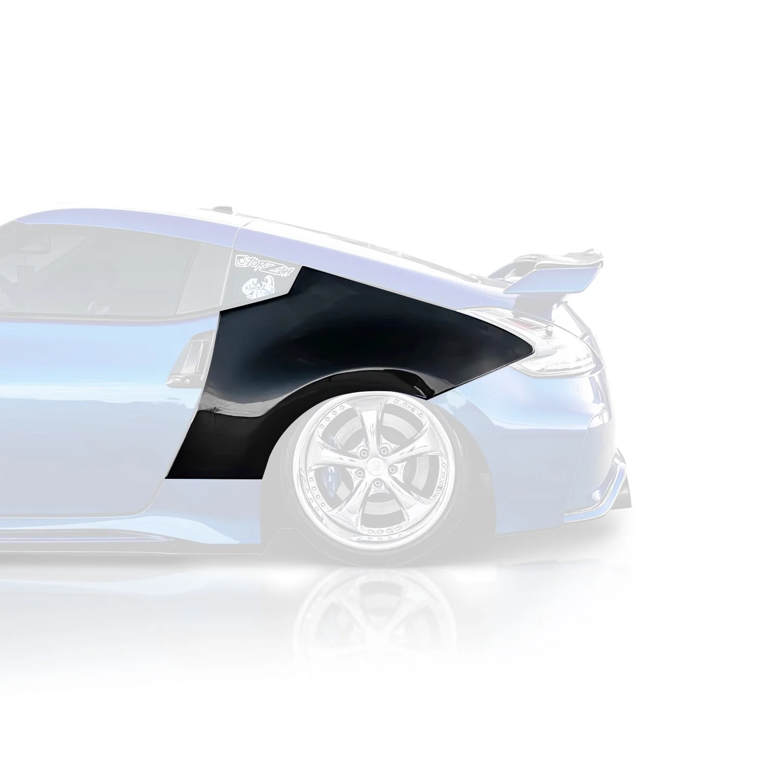 Nissan 370Z Carbon Fiber OEM Quarter Panel Caps