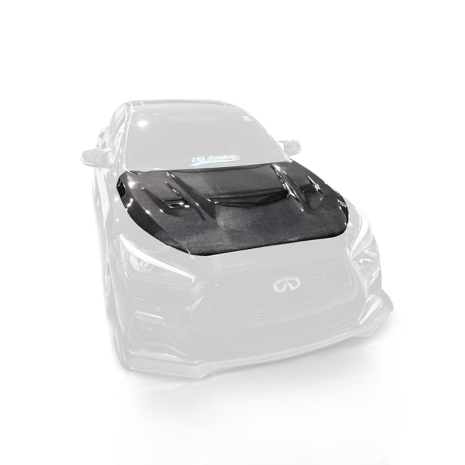 Infiniti Q50 Q-Attack Vented Hood
