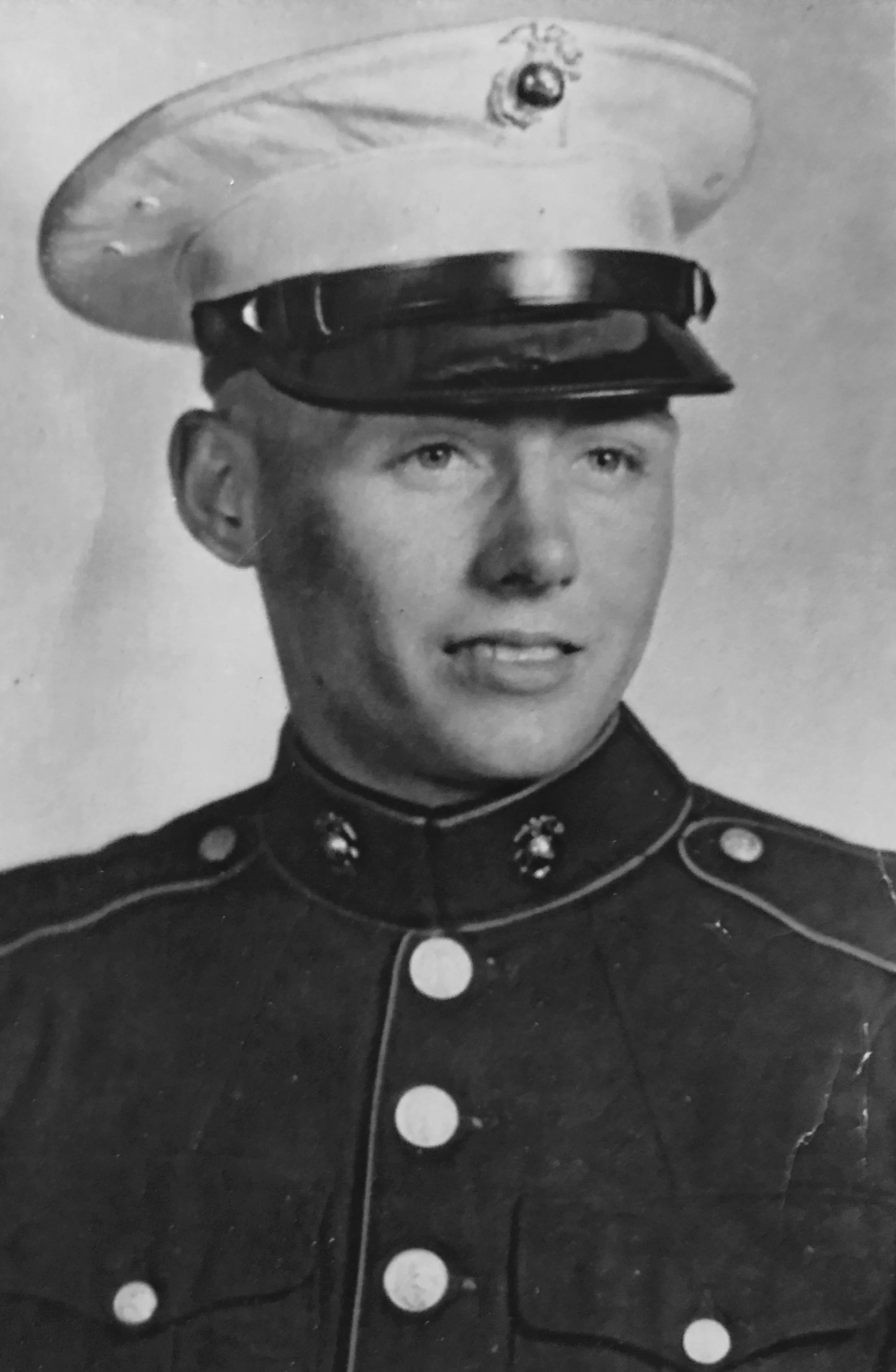 Papa's military photo (It's easy to see why Nana fell in love with him...and where our entire family gets their vanity from. What a looker!)