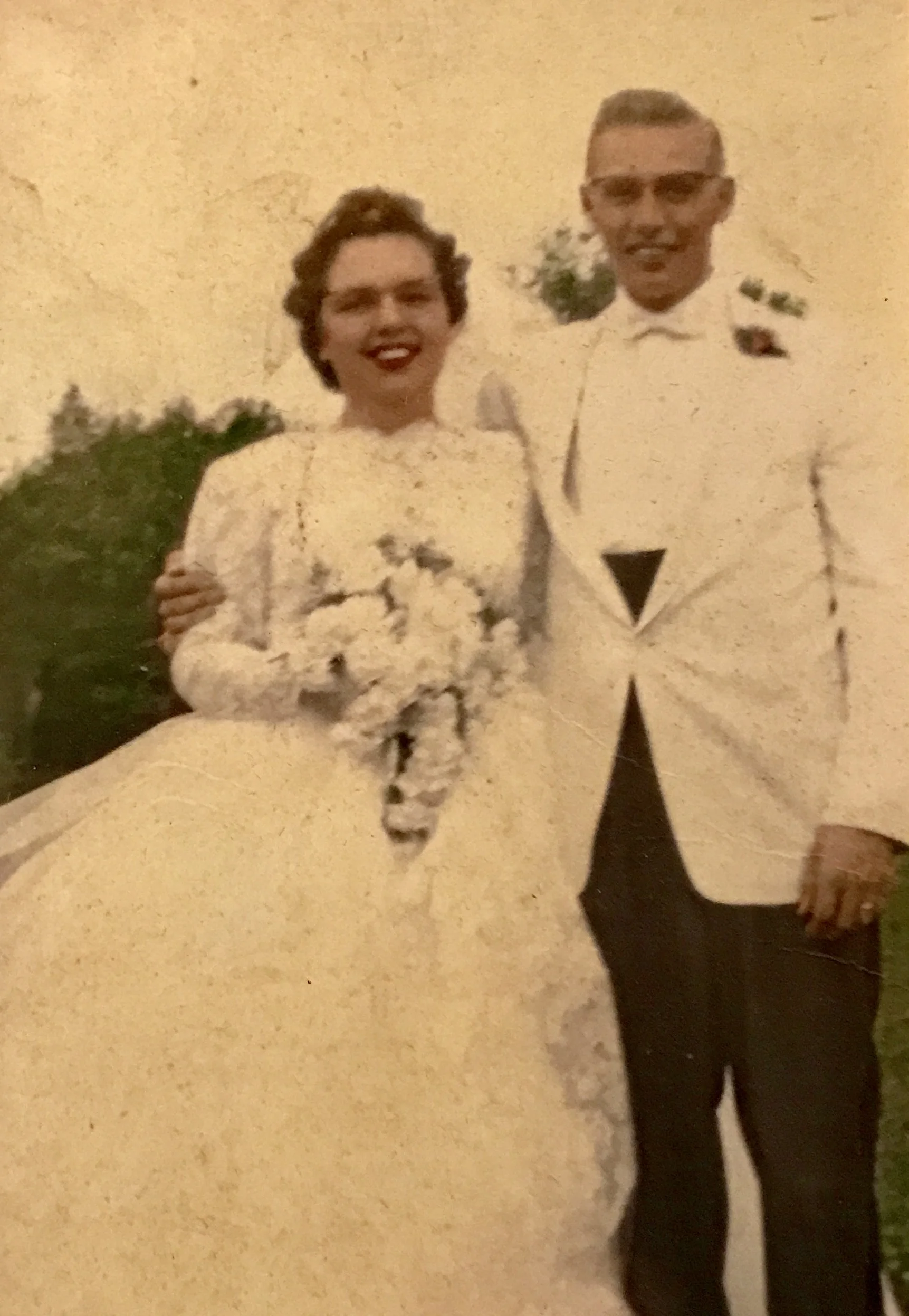 Their wedding day