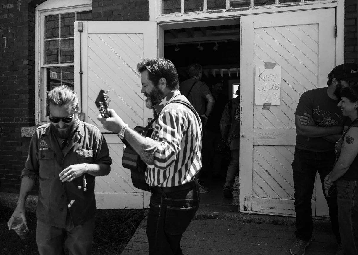 Nick Offerman and Christopher Paul Stelling | Josh Wool | Music Photographer | Brooklyn, NY