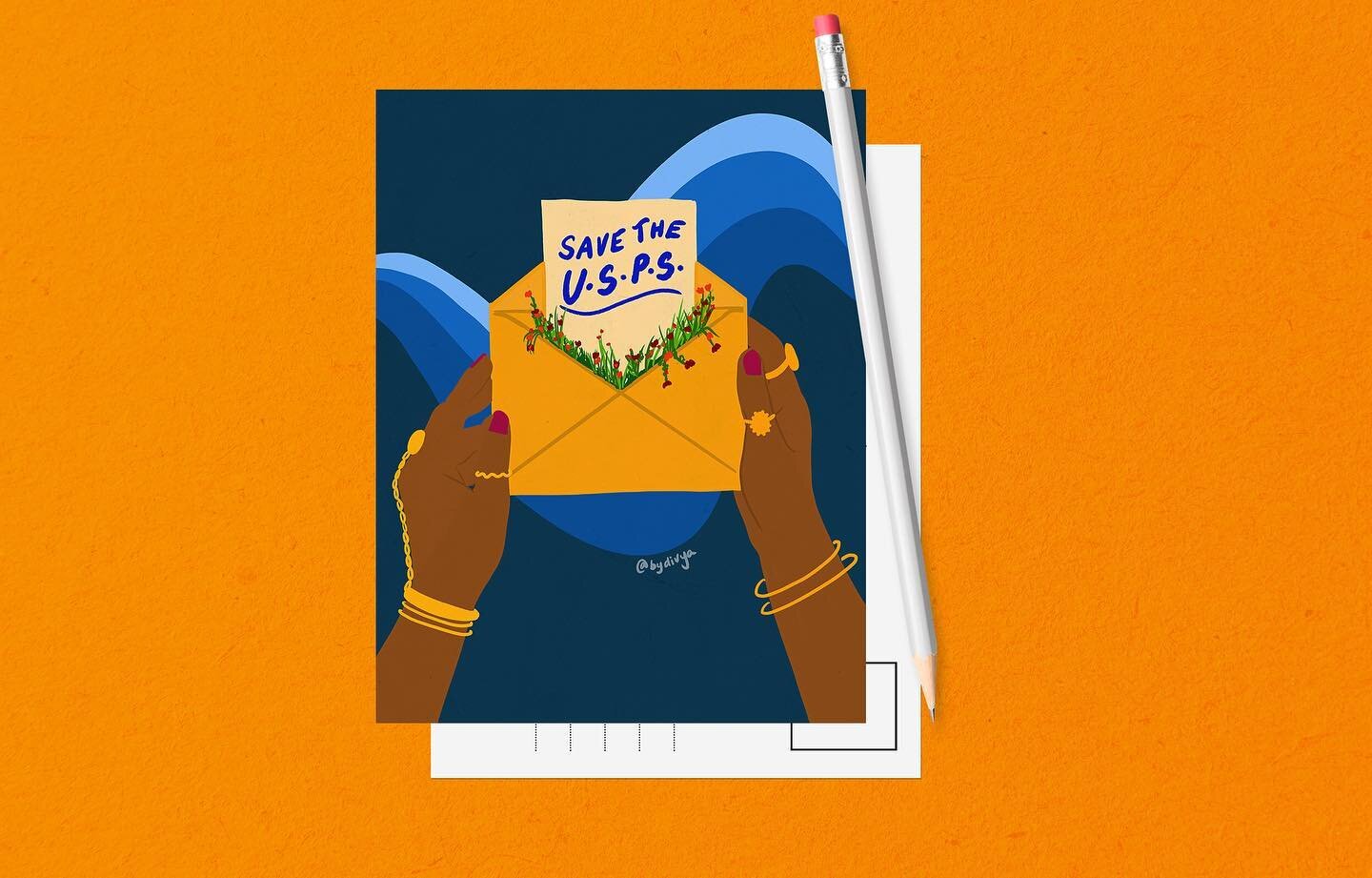 ☀️GIVEAWAY ALERT ☀️ I&rsquo;m sending out 200 hand written postcards to support the beloved USPS. If you want a chance to get one, just follow the rules: 
1. Tag two friends who you think would also enjoy this postcard.
2. For an additional entry sen