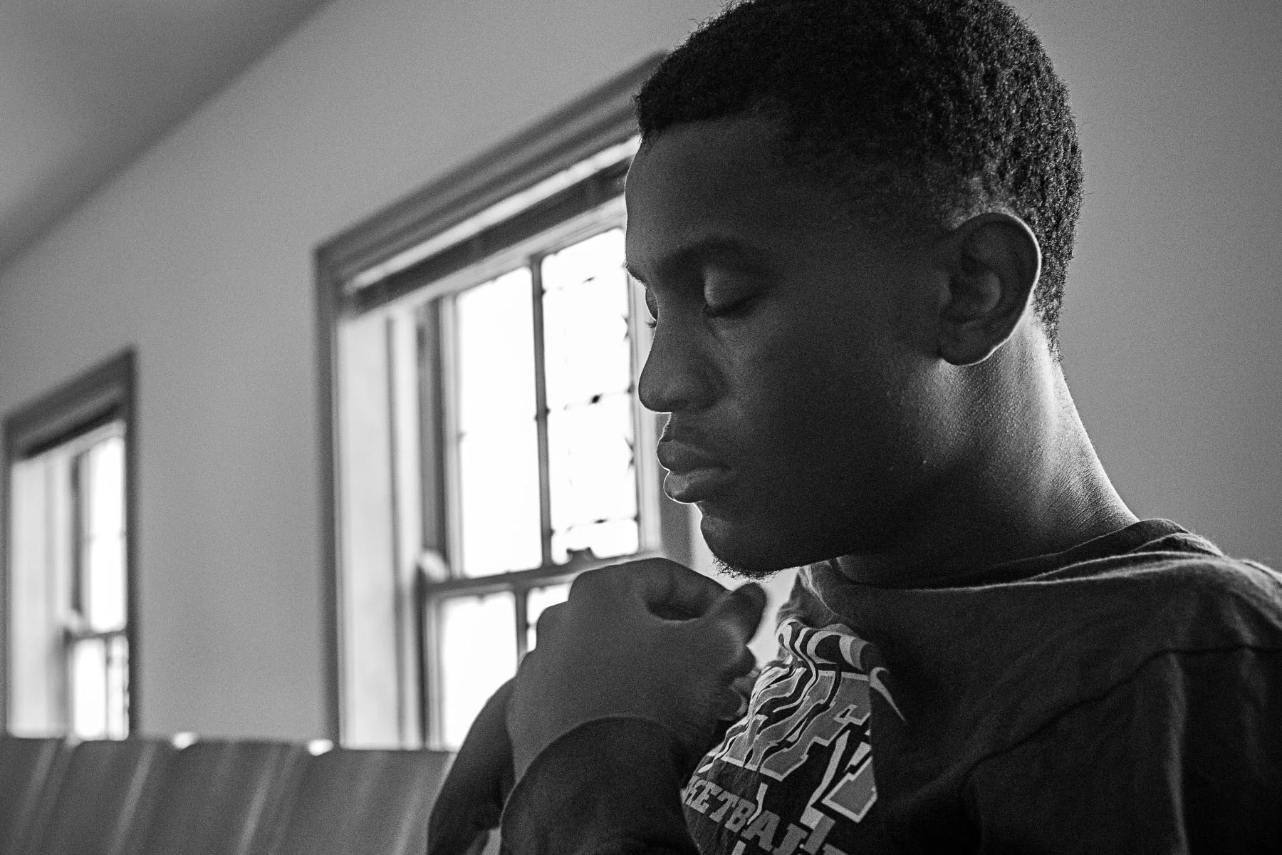 After being arrested for robbery, Augustin recommitted himself to being a regular member of Edgewater Baptist Church.